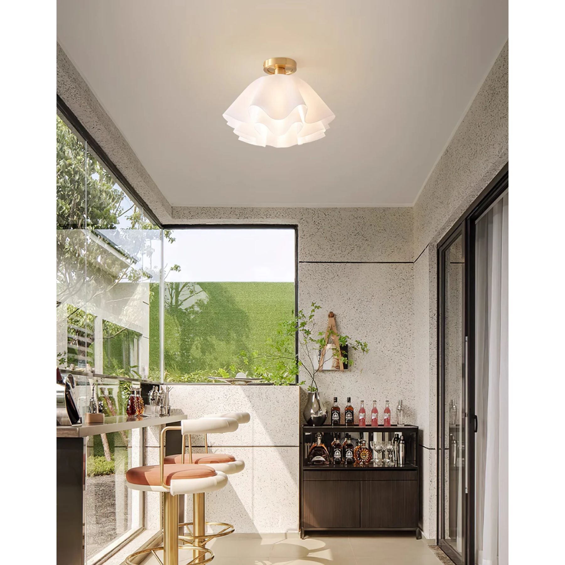 Leyan Flower Ceiling Light
