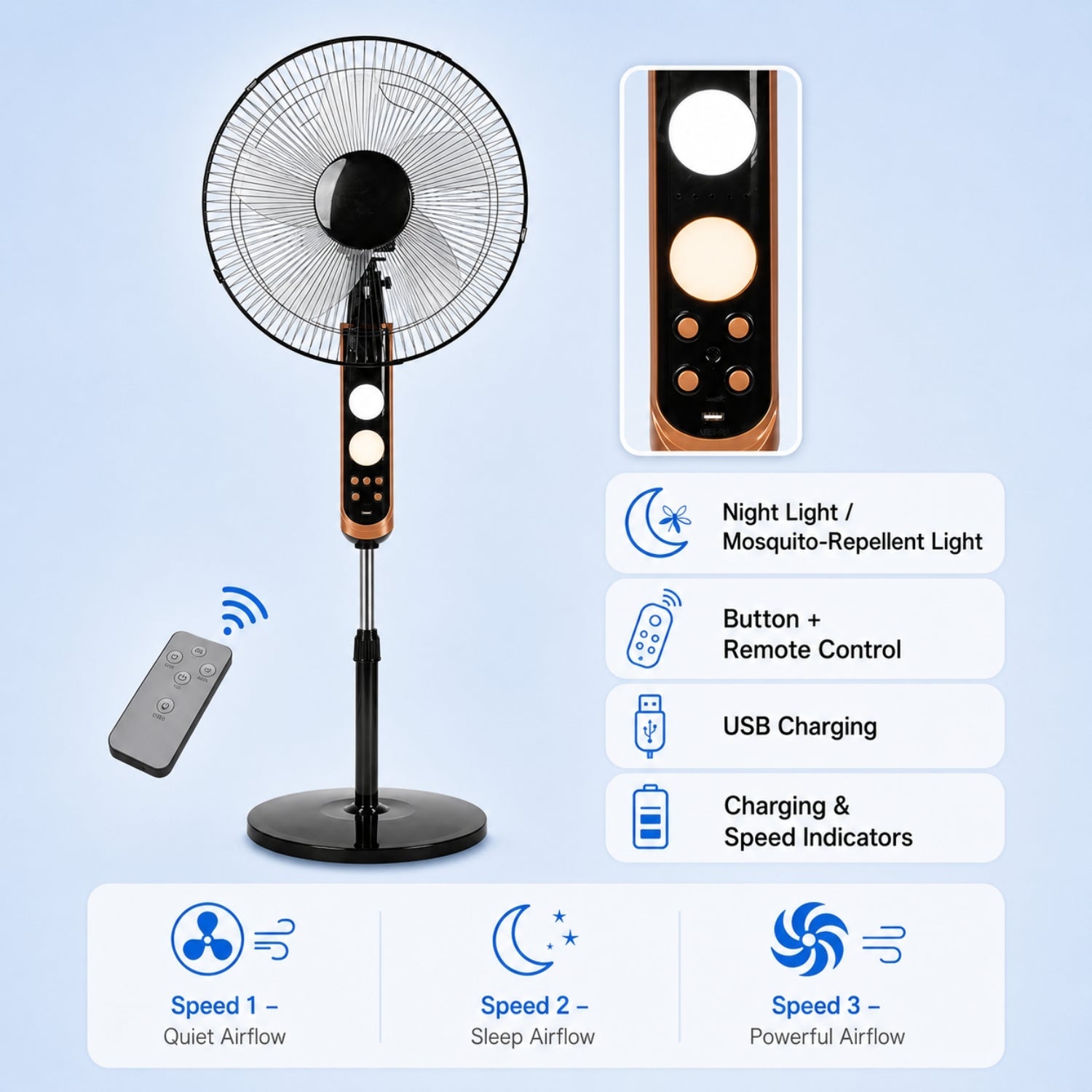 Halmin Standing Fan