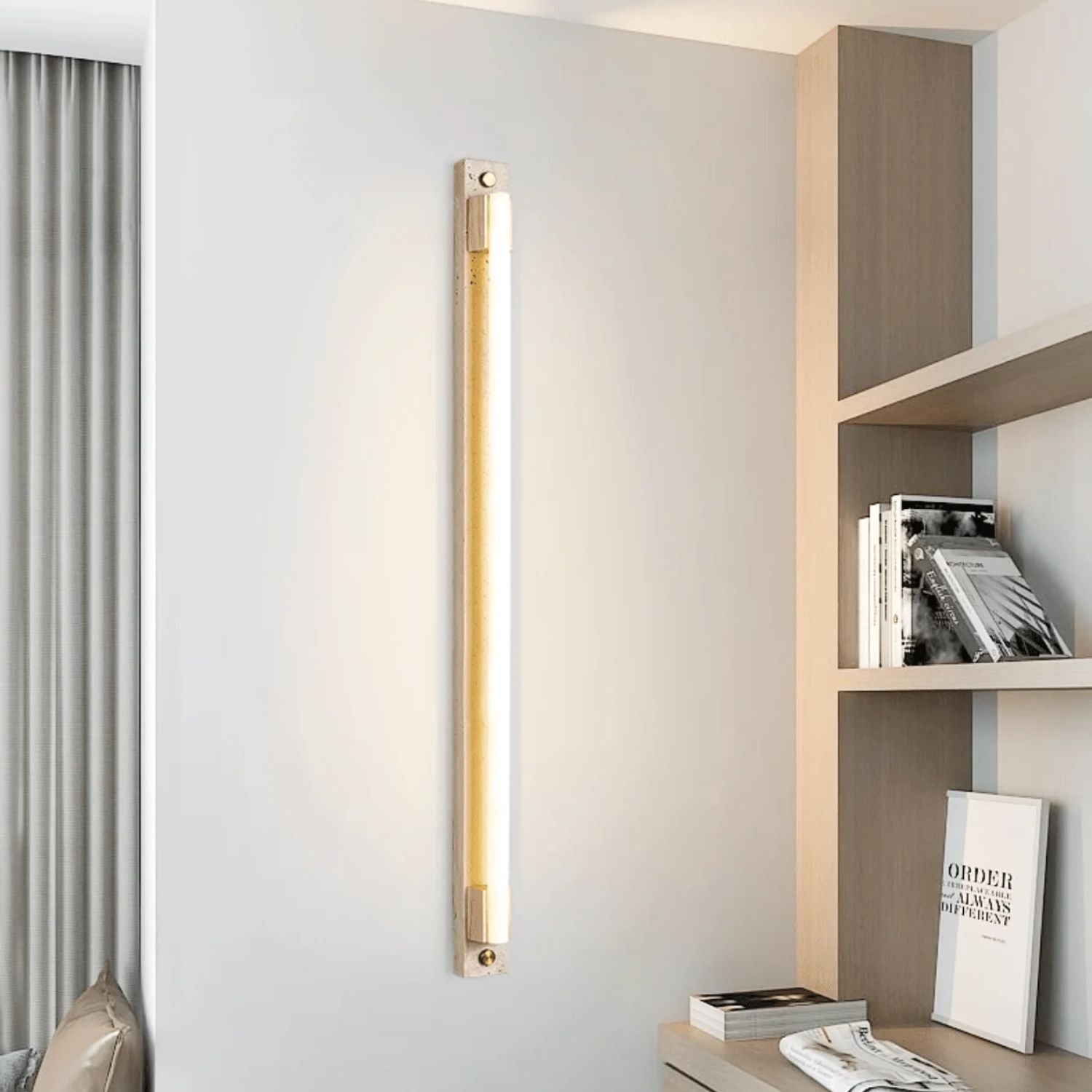 Fomessi Natural Stone Wall Light