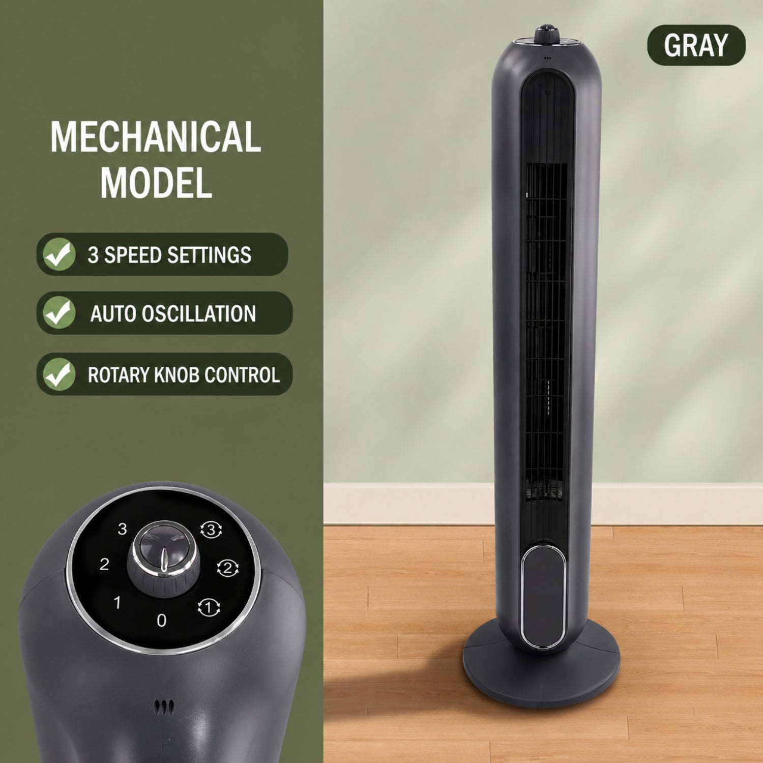 Covedenus Tower Fan