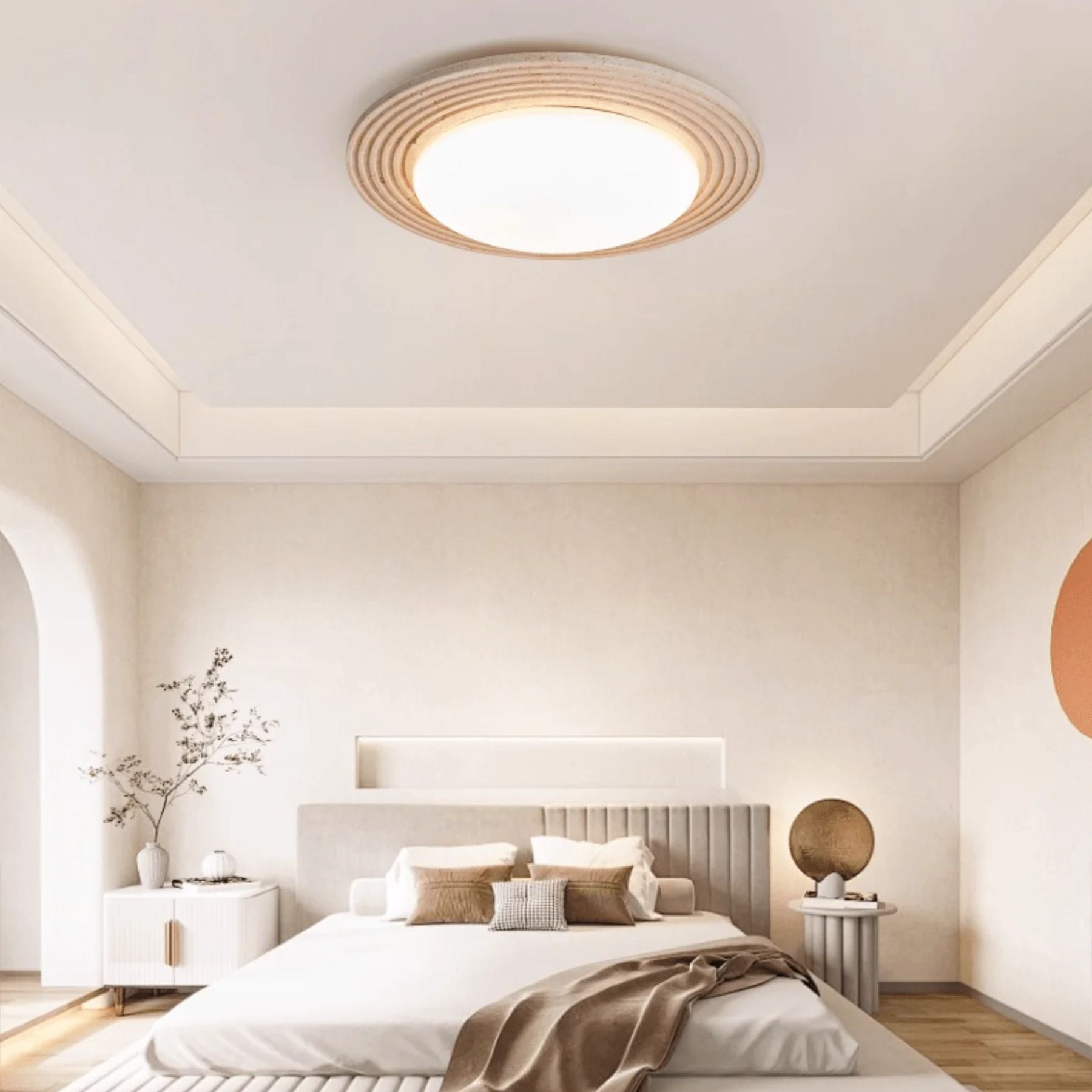 Telmalun Natural Stone Ceiling Light