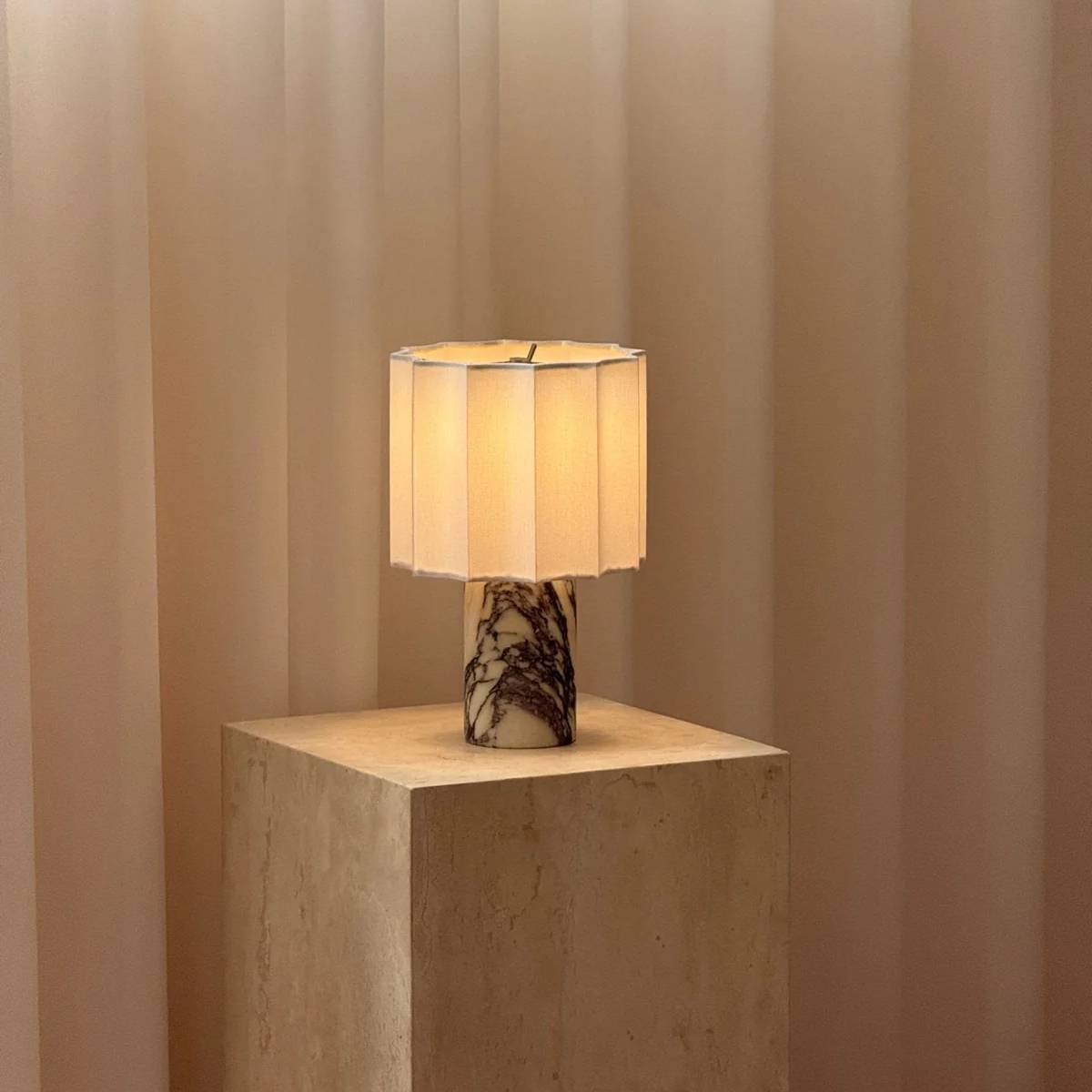 Orvinna Marble Table Lamp