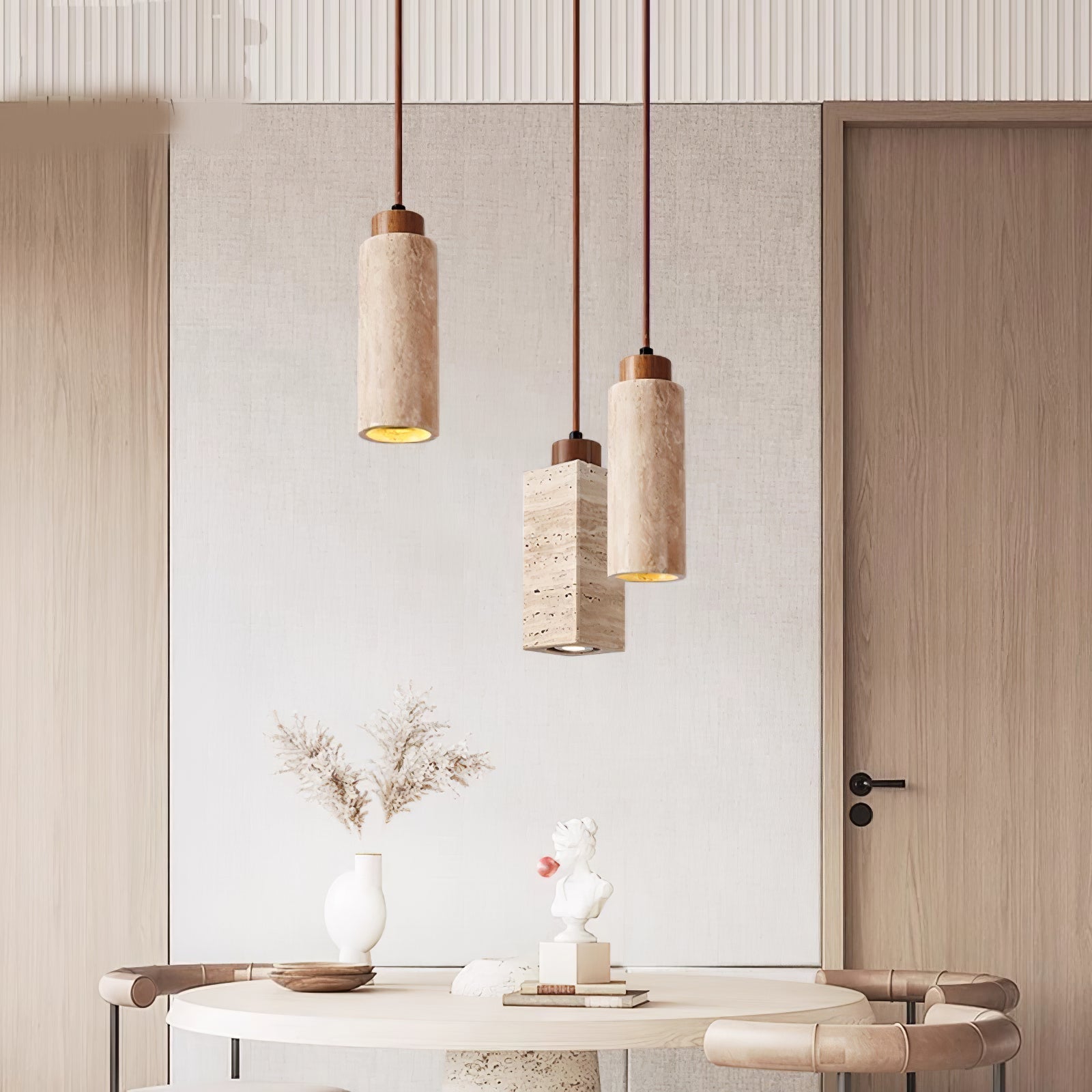 Velonisa Travertine Pendant Light