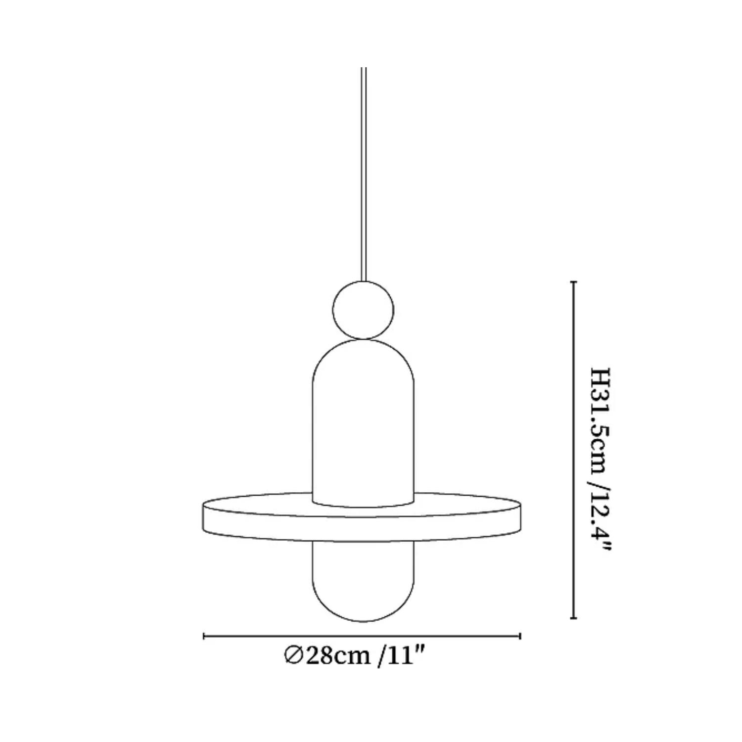 Senmif Alabaster Ring Pendant Light