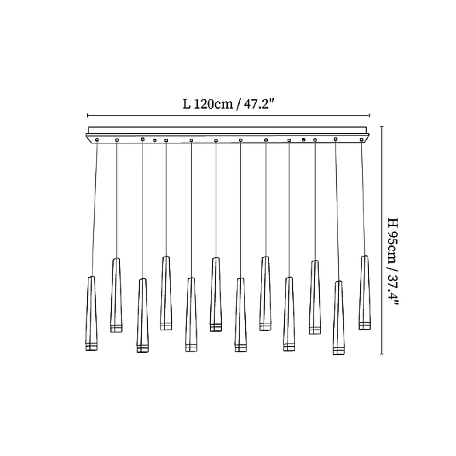 Firelighter Pendant Light