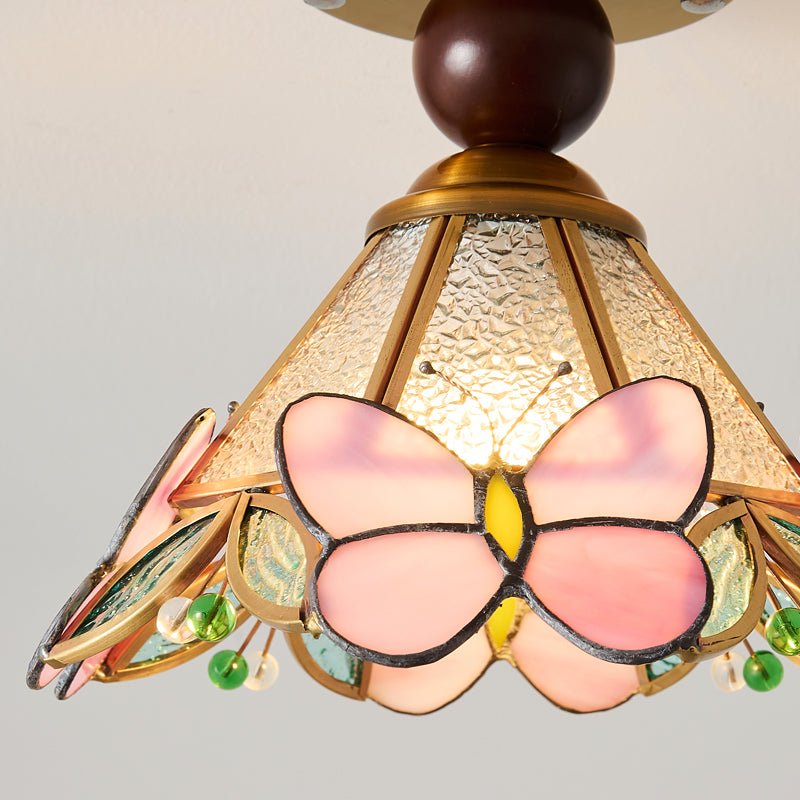 Tiffany Butterfly Ceiling Light