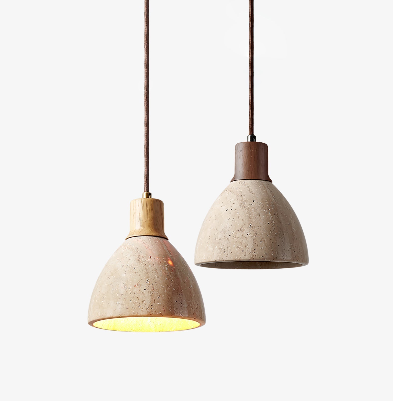 Mivo Natural Stone Pendant Light