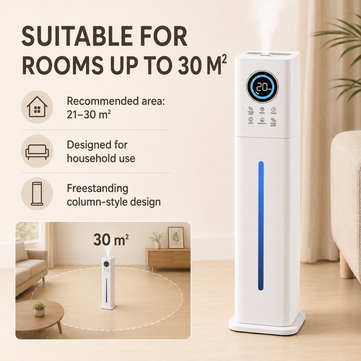 ZELLE - Column Humidifier