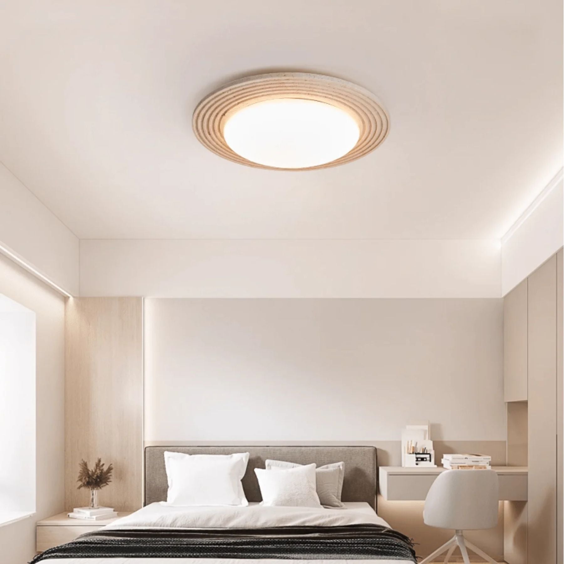 Telmalun Natural Stone Ceiling Light