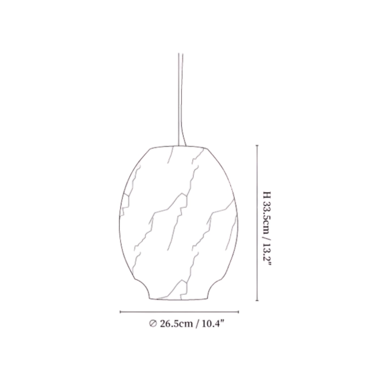 Cenlave Alabaster Pendant Light