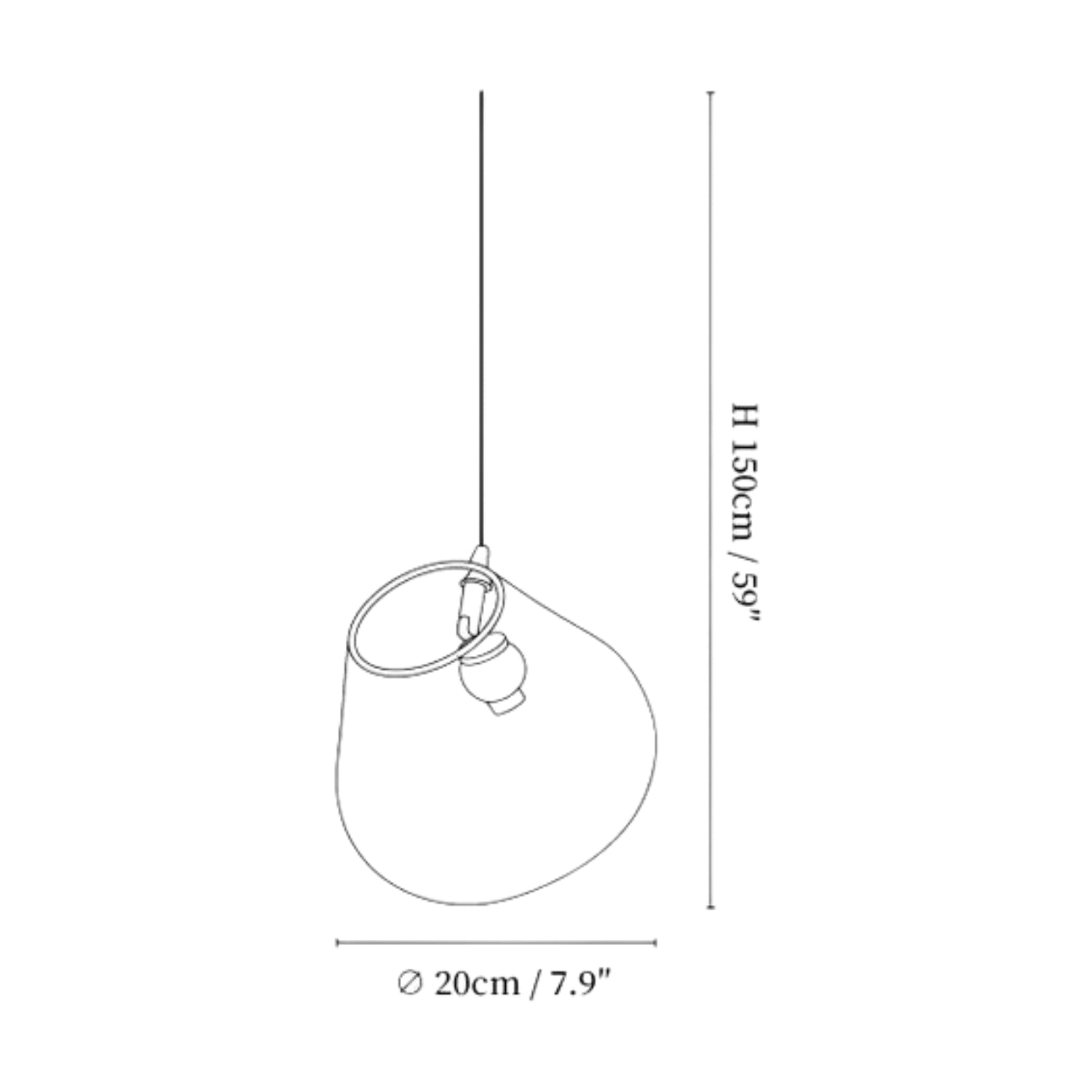 Gripcup Pendant Light
