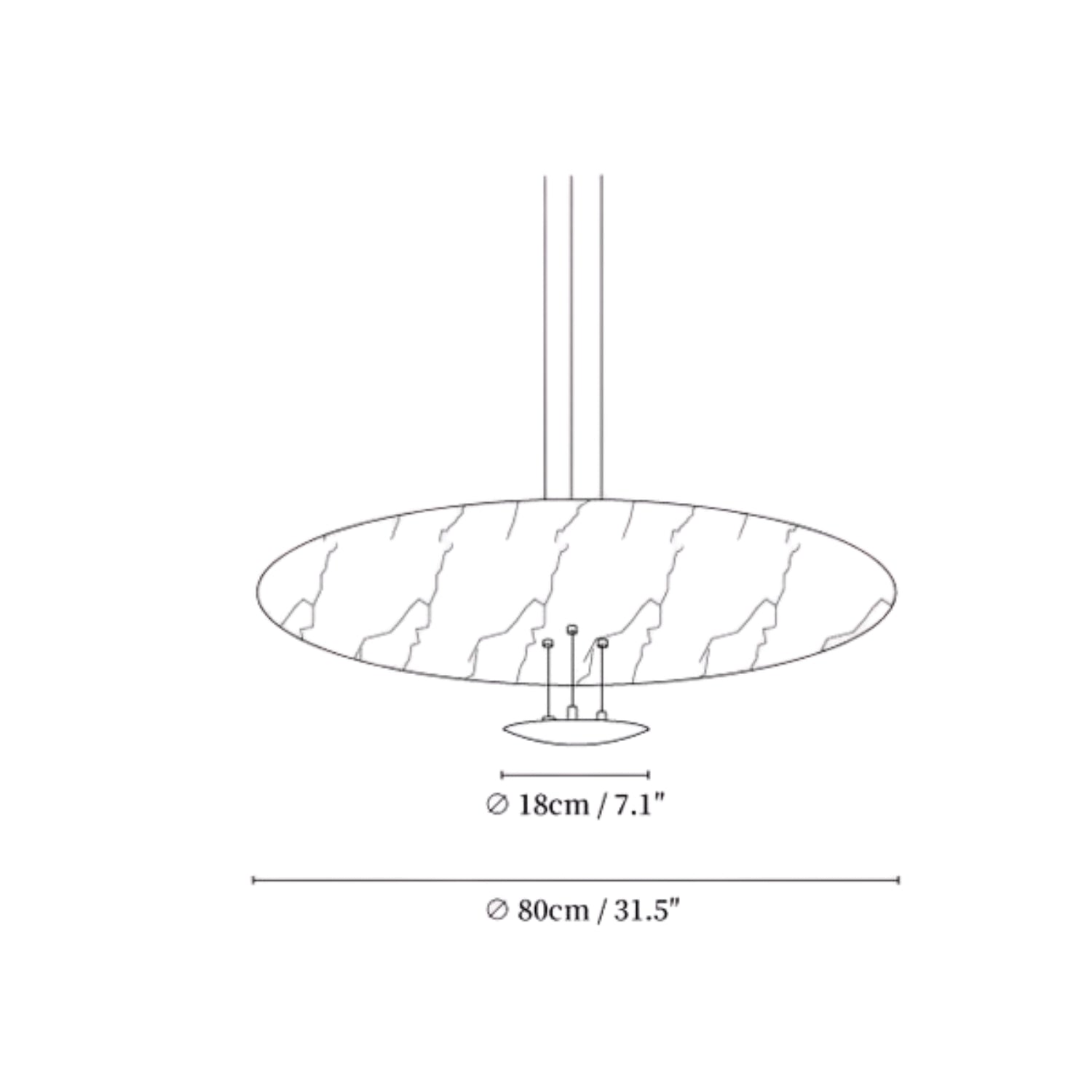 Quazo Disc Pendant Light
