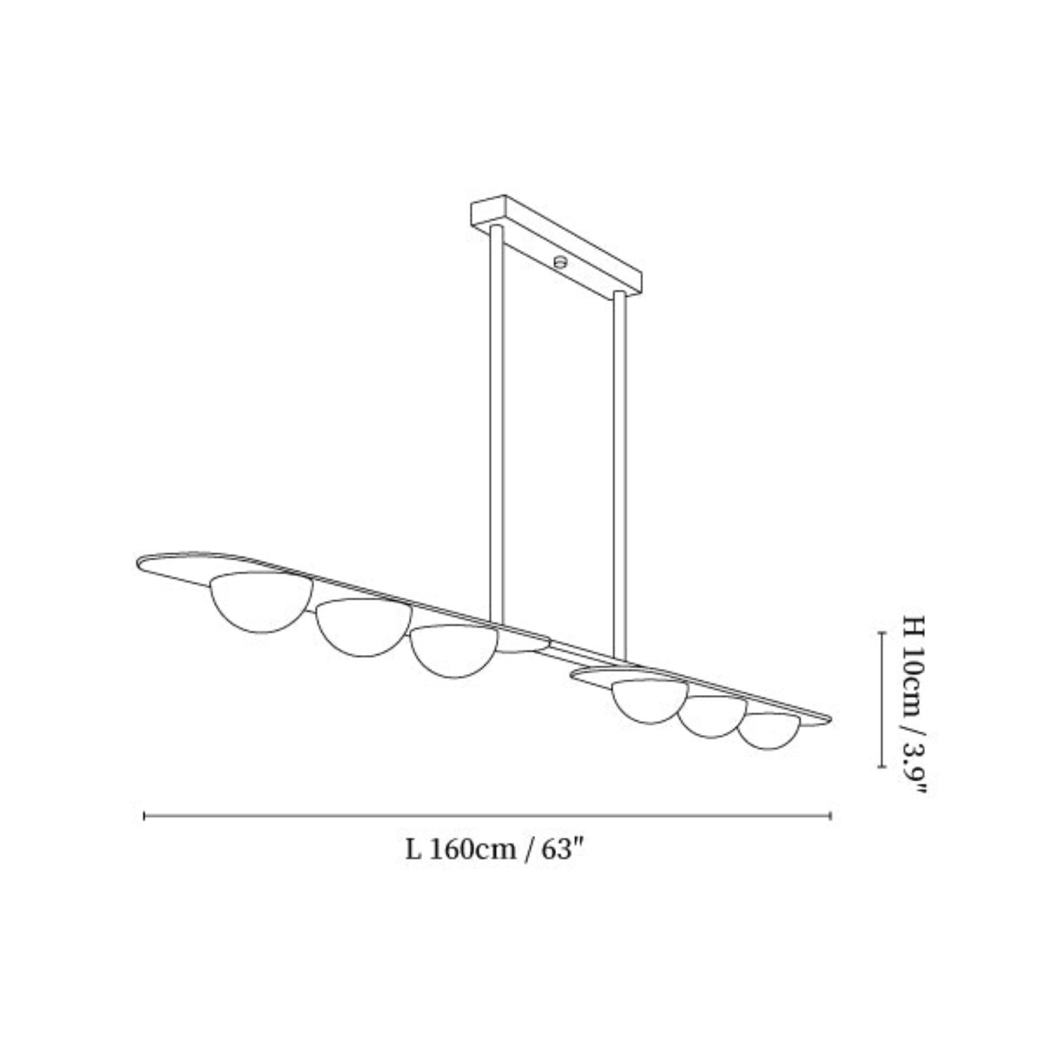 Gemose Linear Pendant Light
