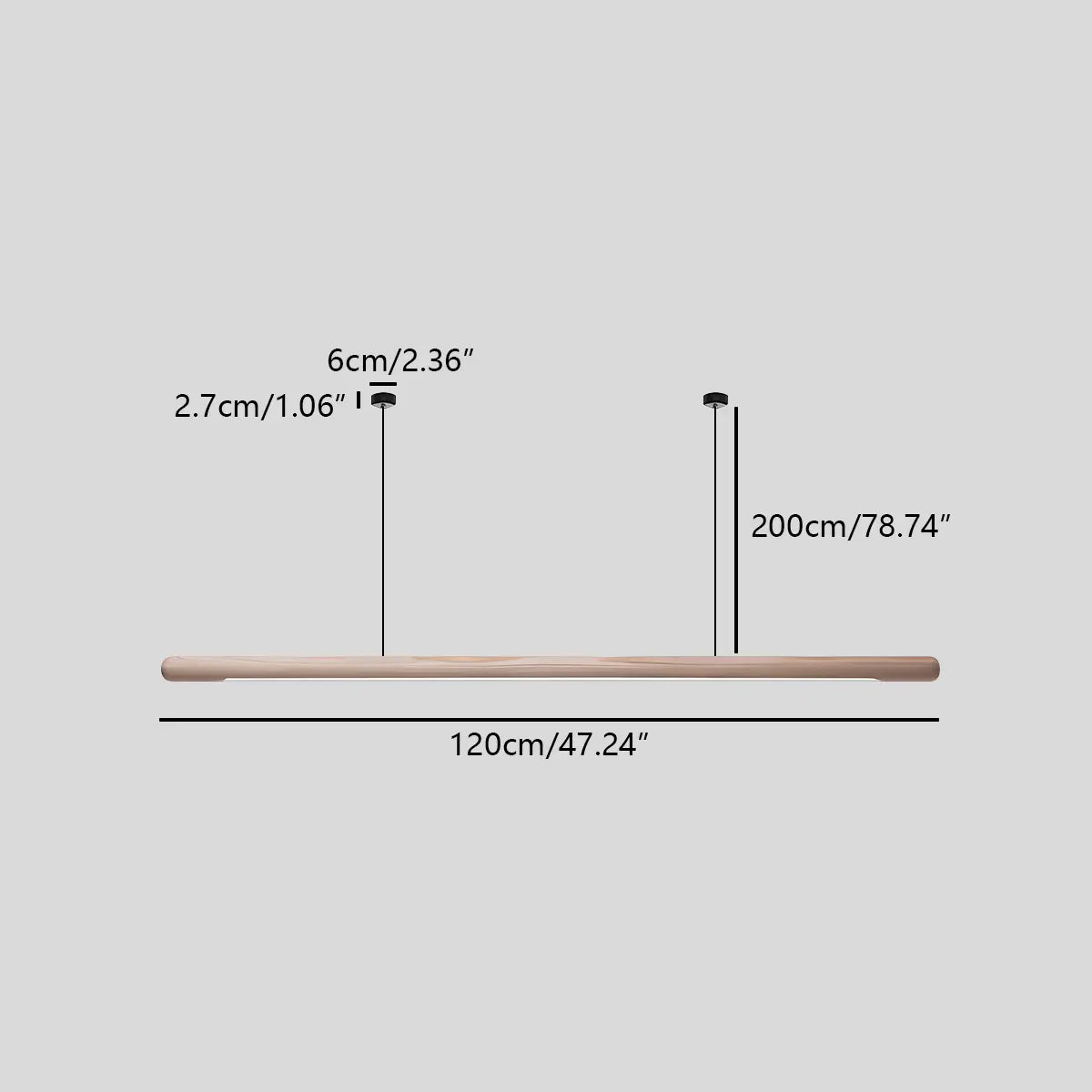 Sevelte Linear Pendant Light