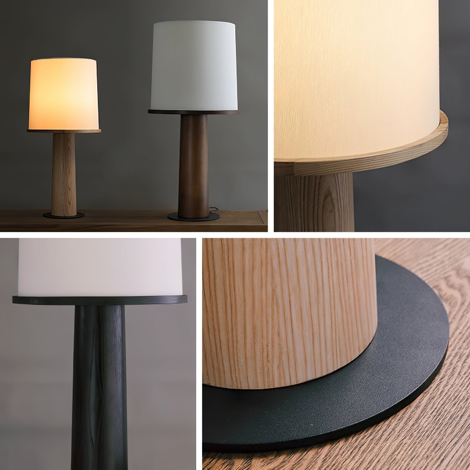 Teza Wooden Table Lamp