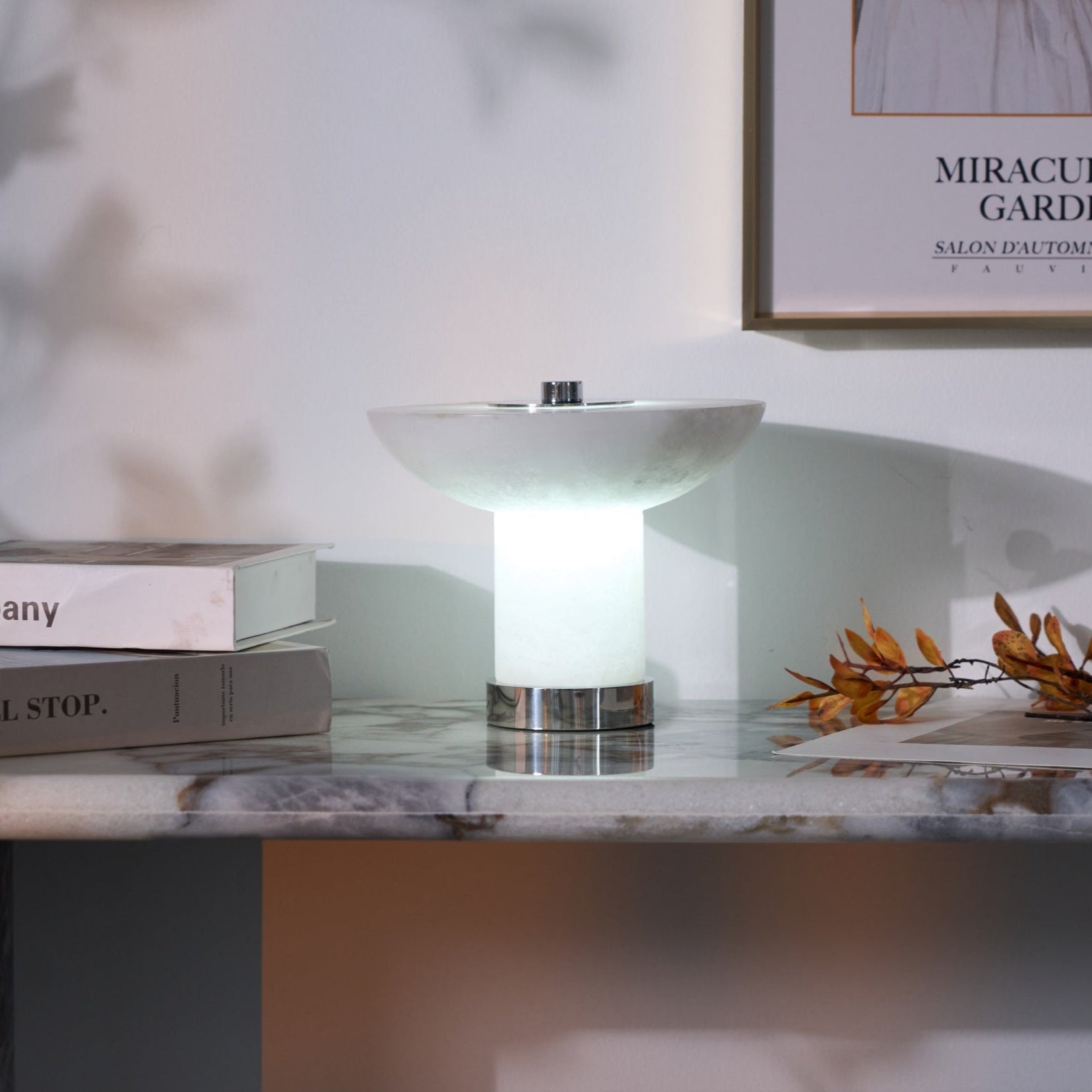 Aesmoze Alabaster Table Lamp