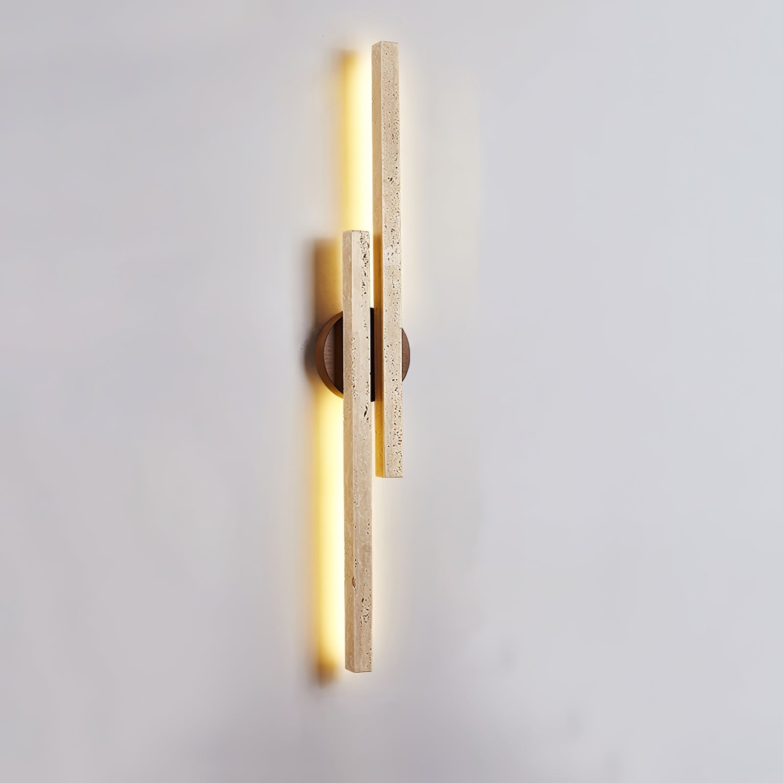 Duo Aemesi Natural Stone Wall Light