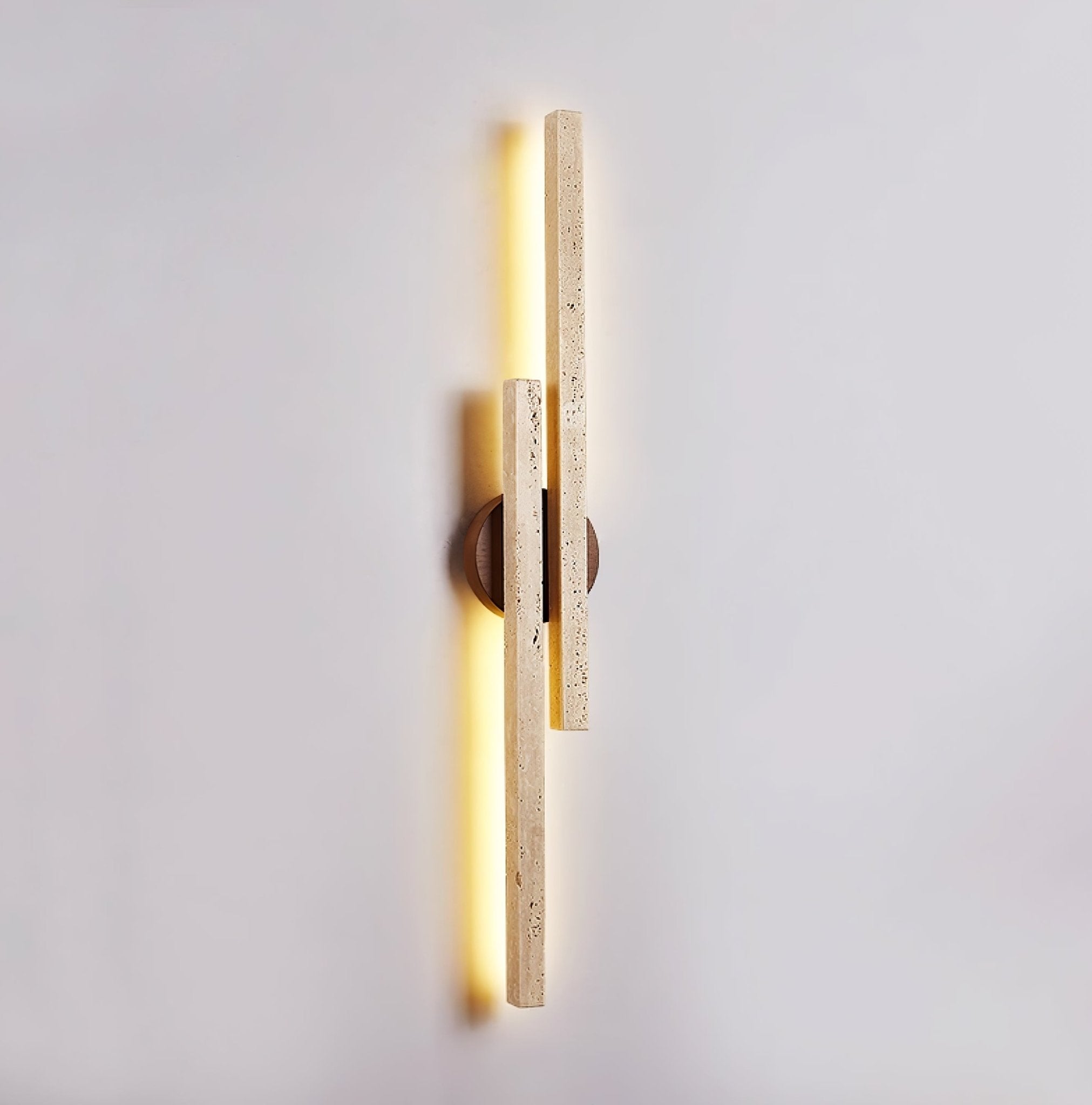 Duo Aemesi Natural Stone Wall Light