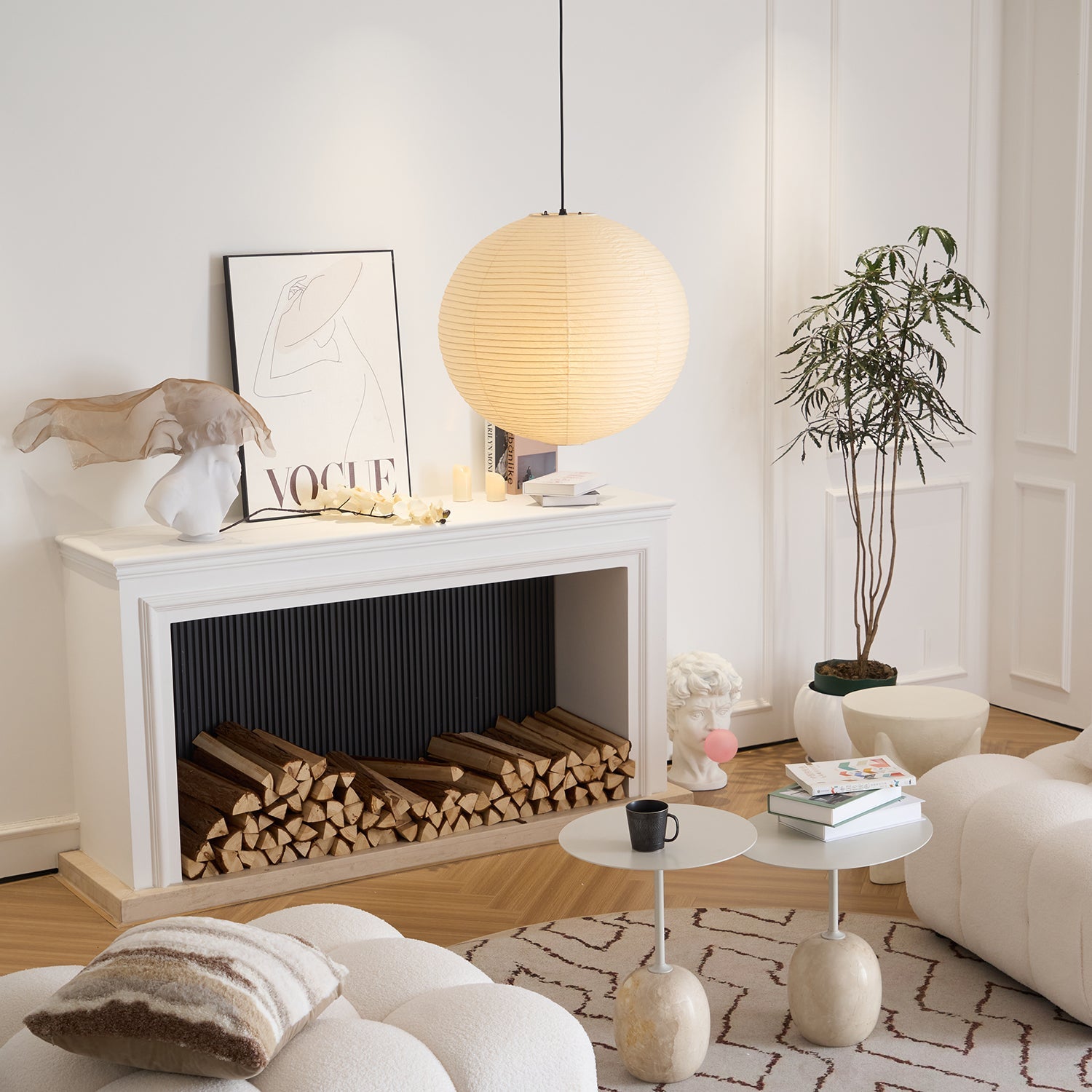 Delmi Paper Pendant Light