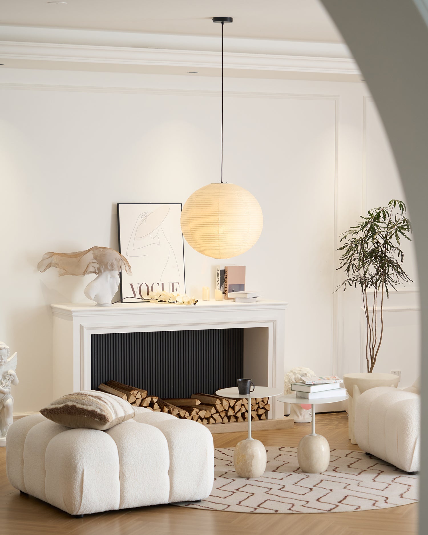 Delmi Paper Pendant Light