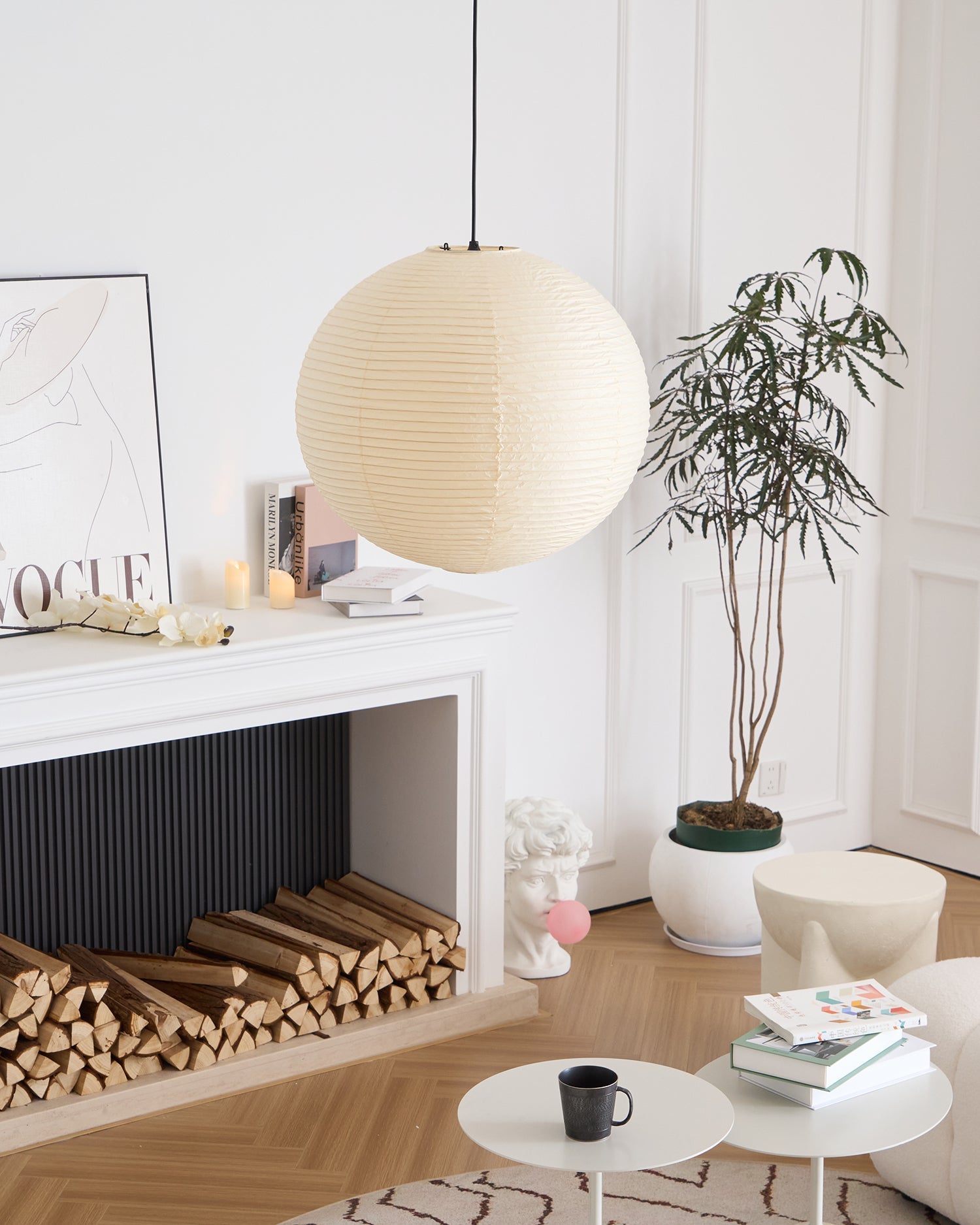 Delmi Paper Pendant Light