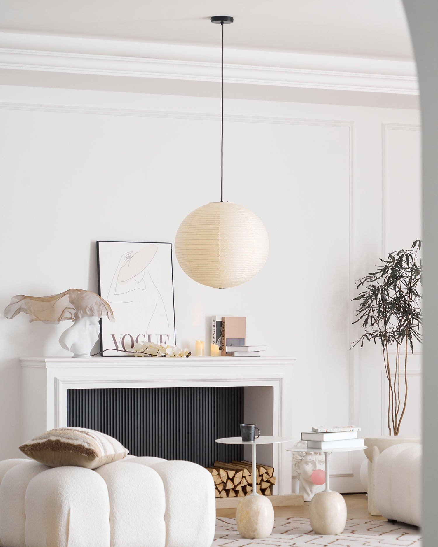 Delmi Paper Pendant Light
