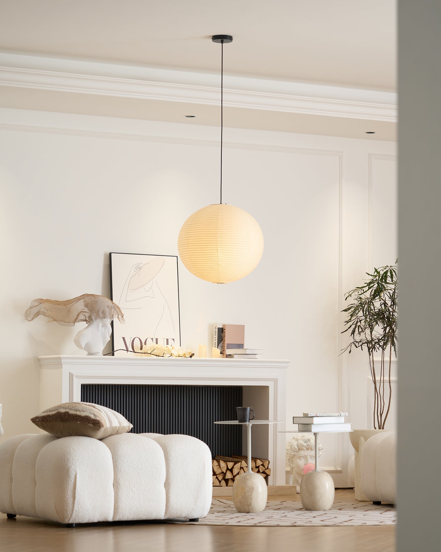 Delmi Paper Pendant Light