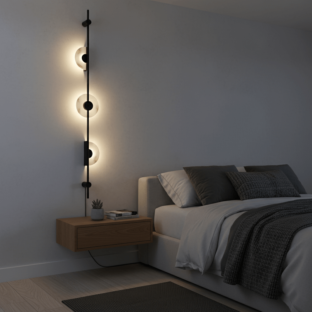 Duelsy Vertical Wall Light With Plug