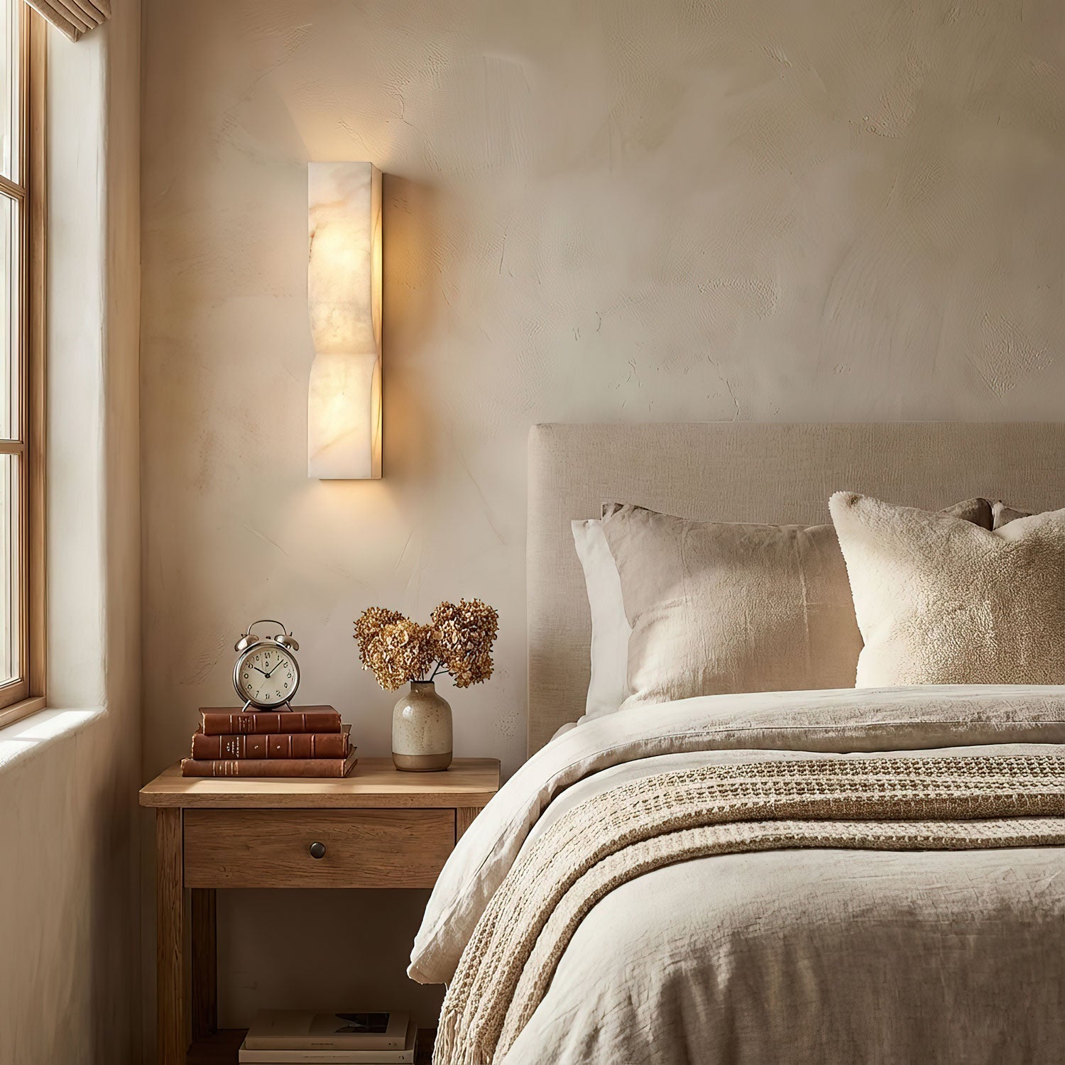 Haria Alabaster Wall Light