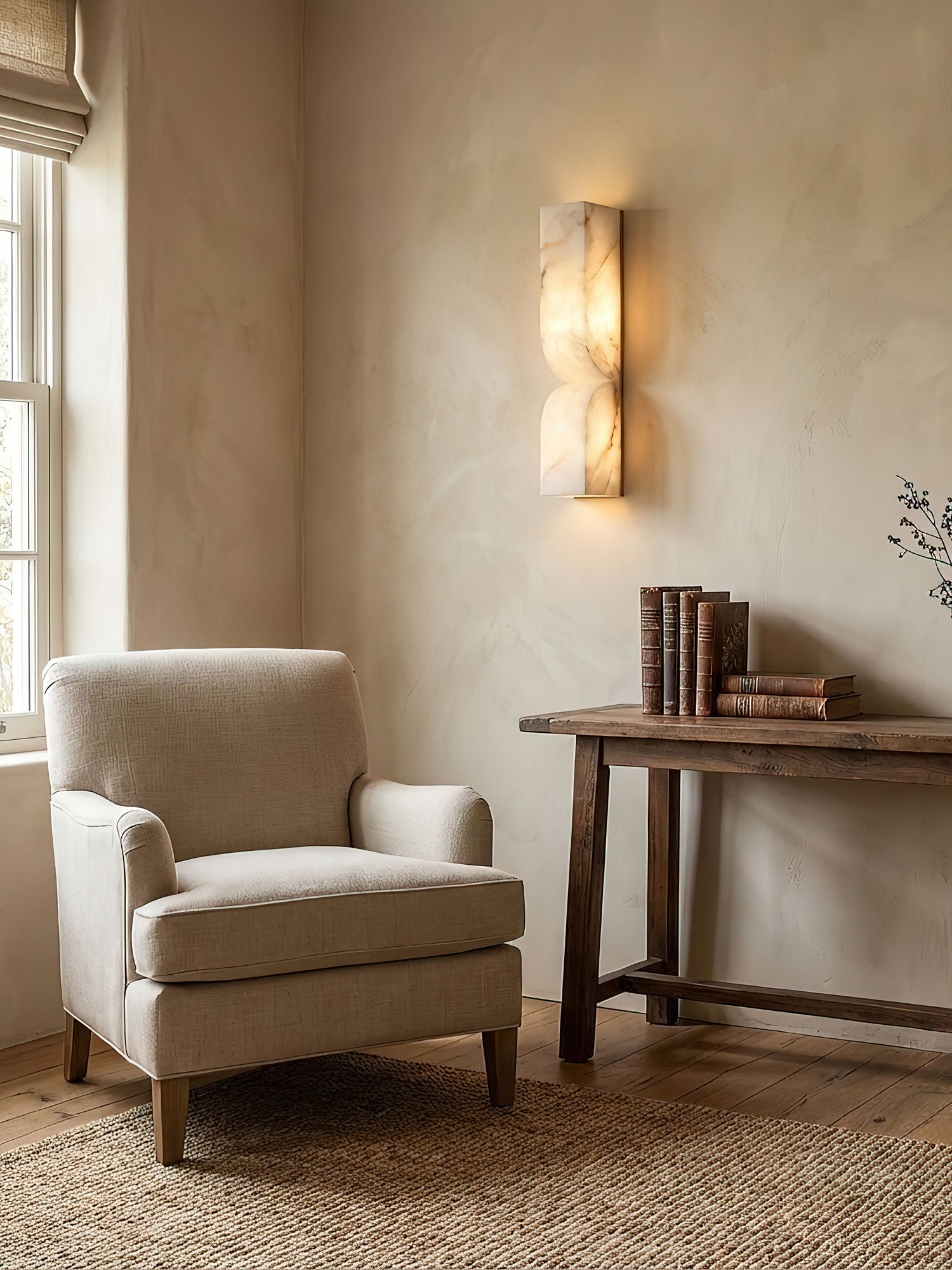 Haria Alabaster Wall Light