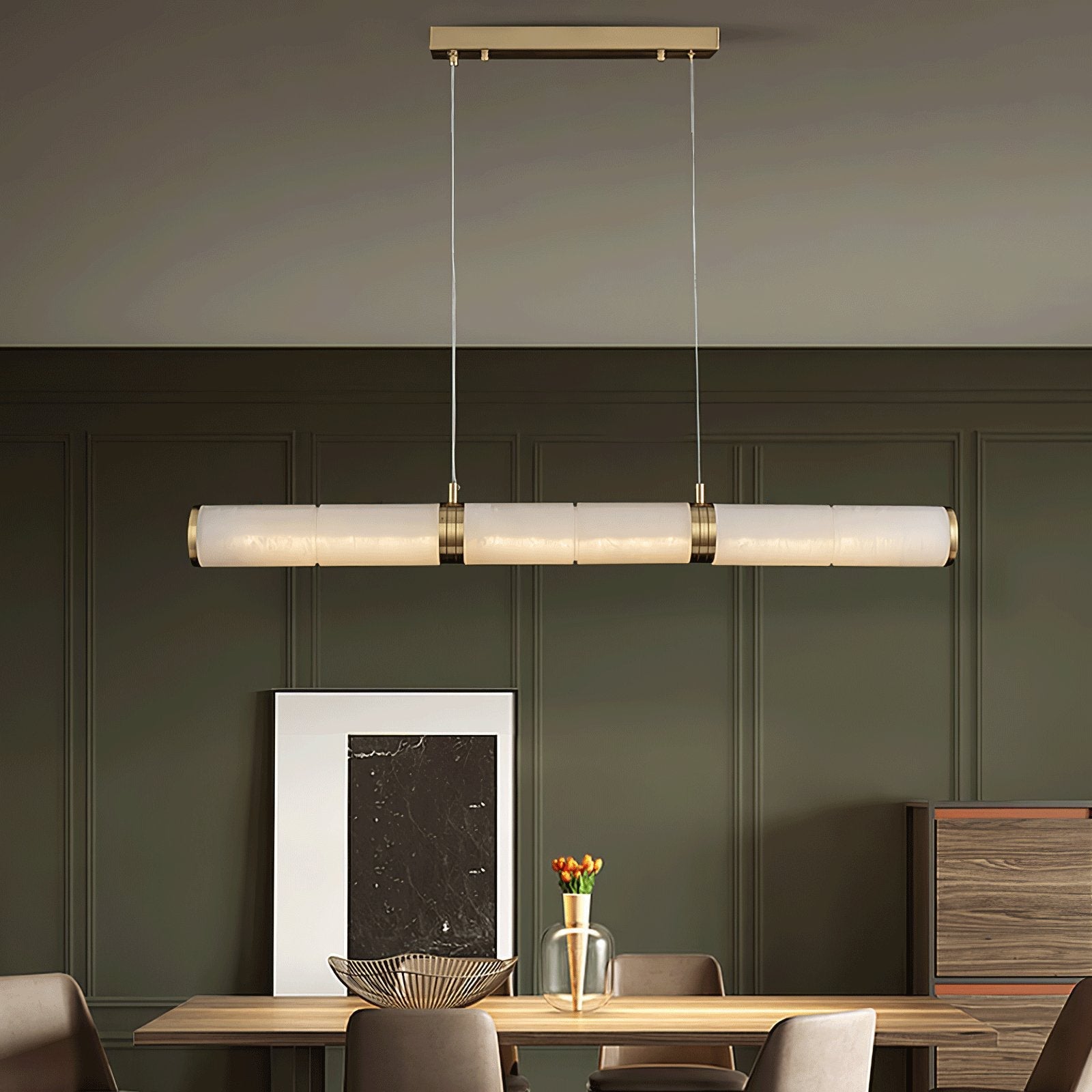 Becoza Alabaster Linear Pendant Light