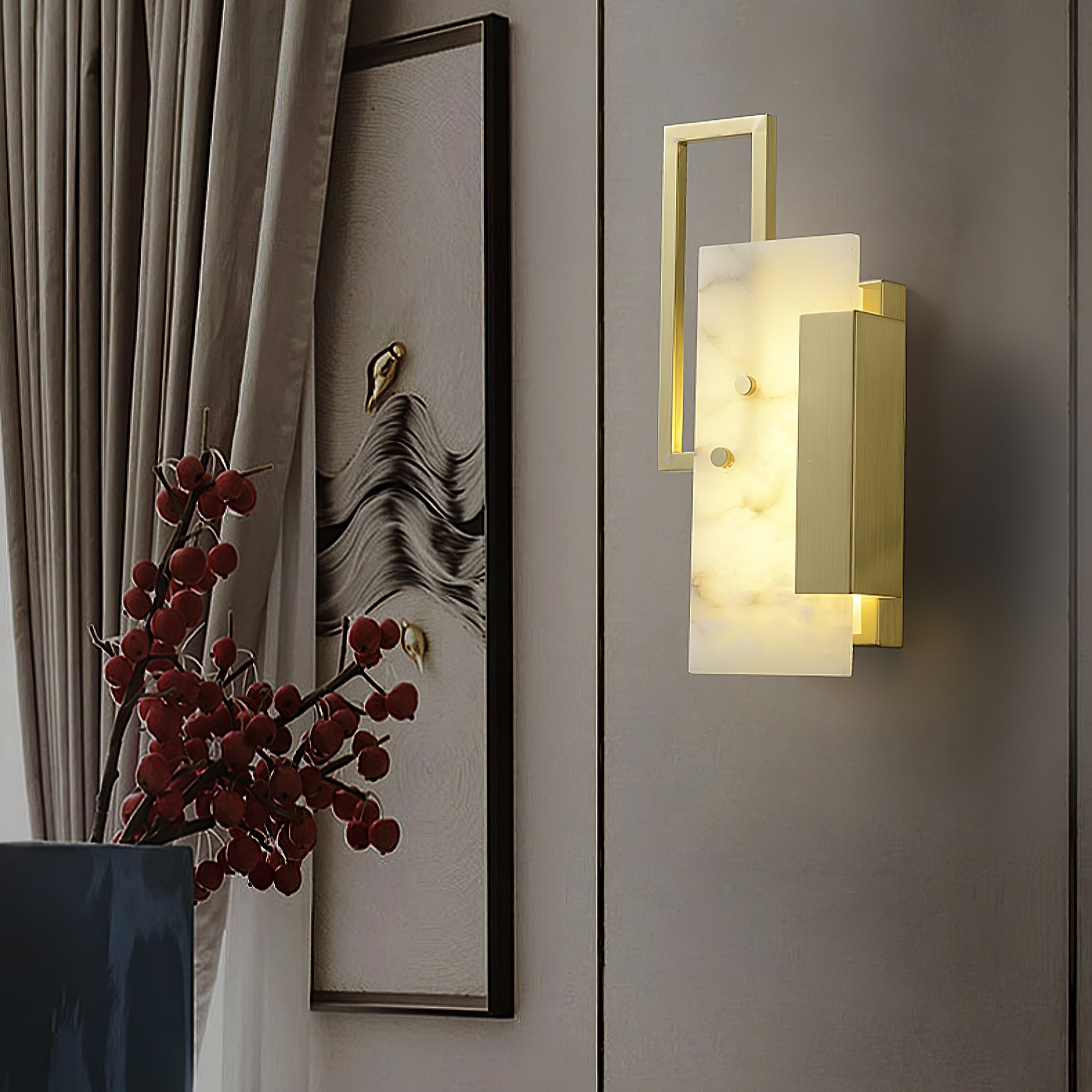 Tomeha Alabaster Wall Light