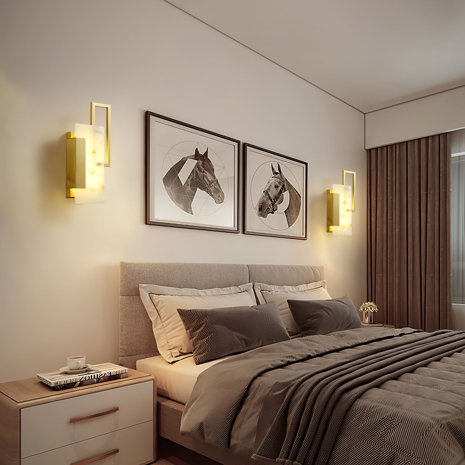 Tomeha Alabaster Wall Light