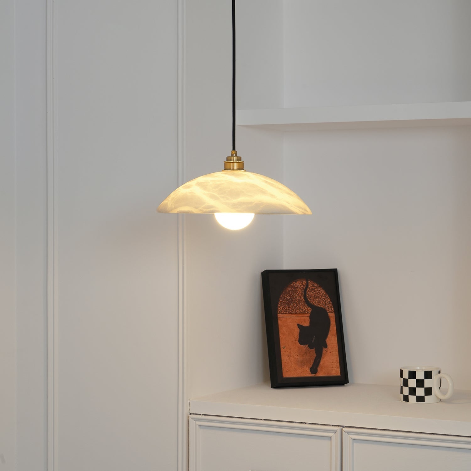 Mesaso Alabaster Pendant Light