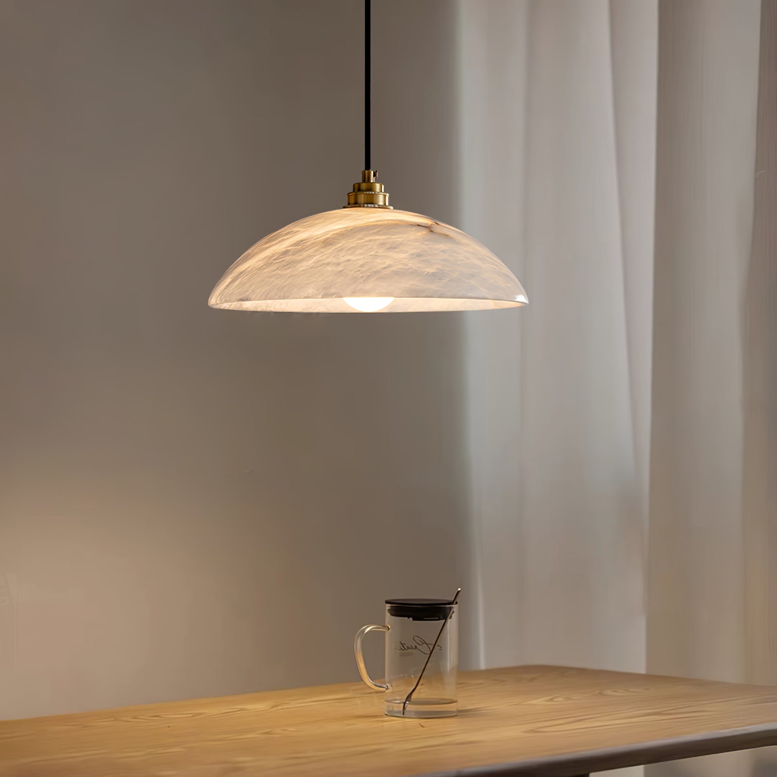Mesaso Alabaster Pendant Light
