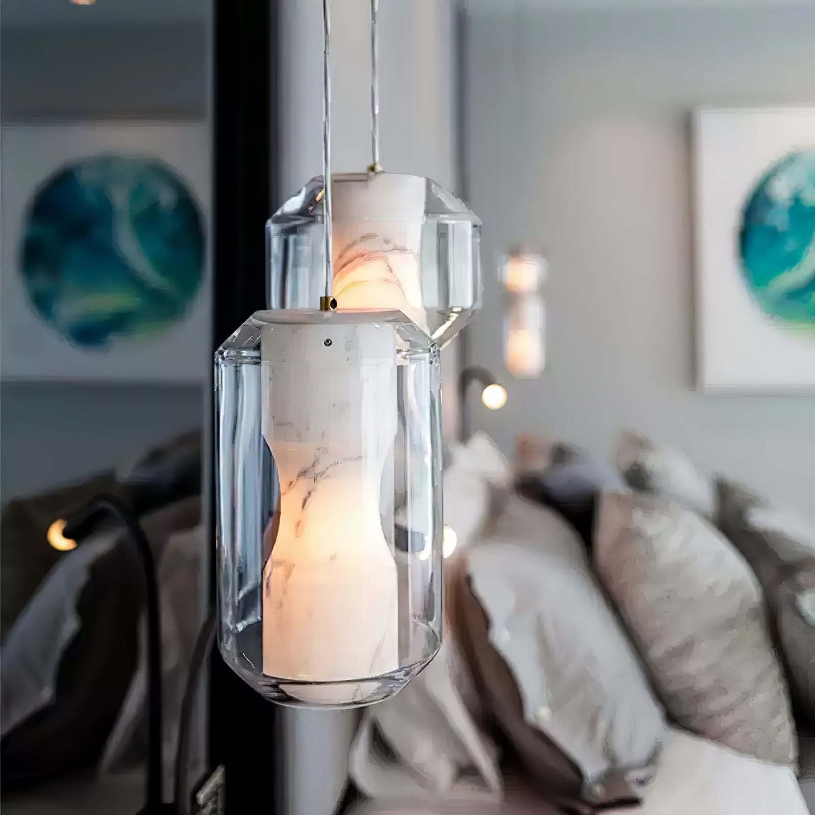 Colomo Alabaster Pendant Light