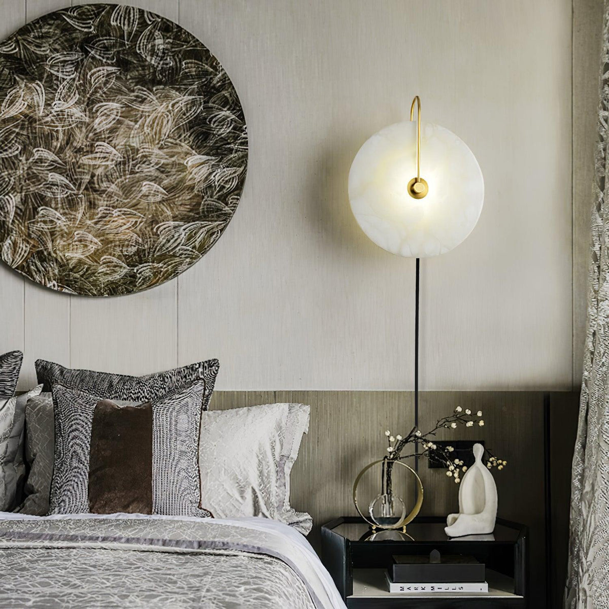 Alabaster LED Plug-In Wall Lamp – detail 20