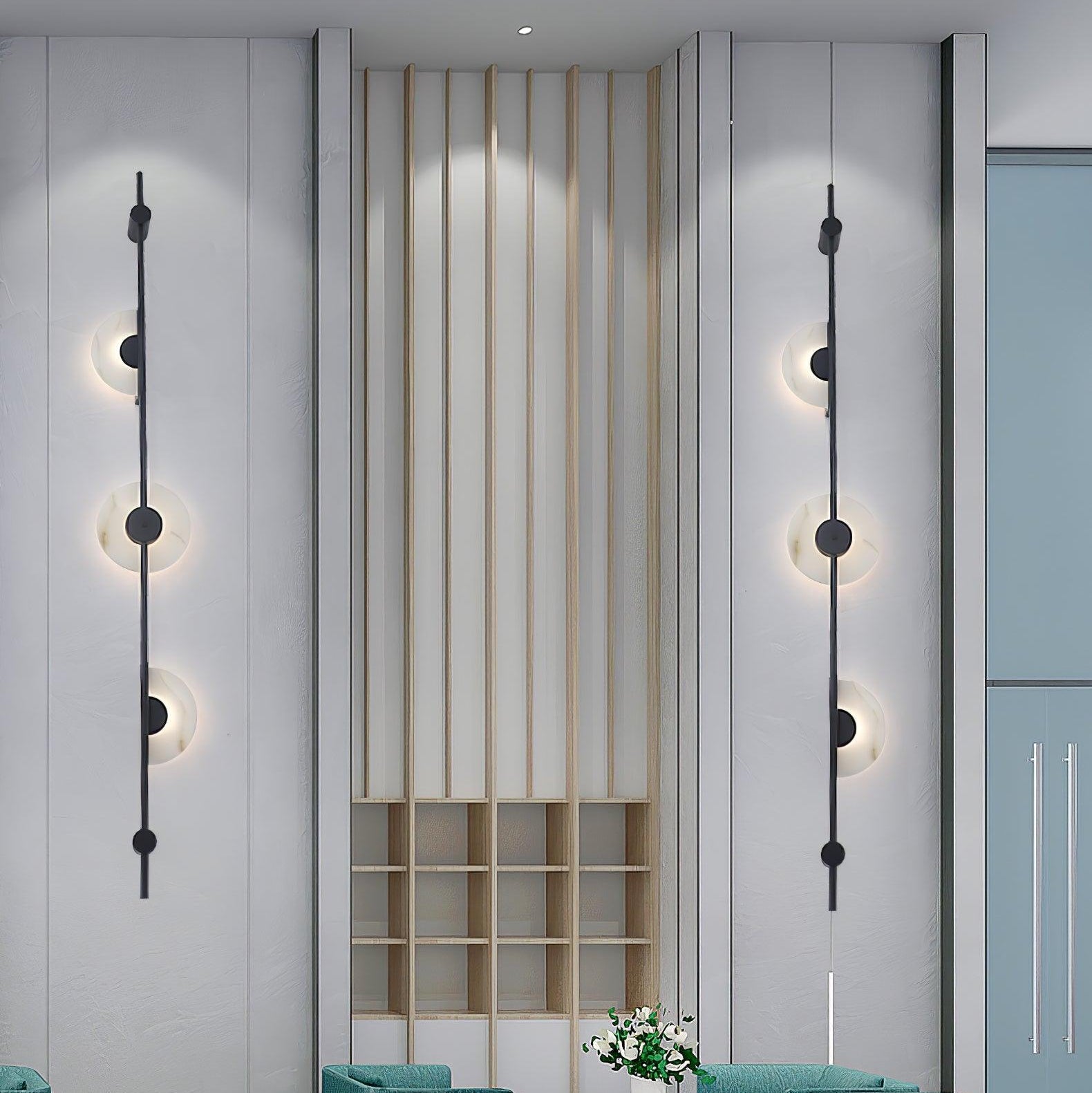 Duelsy Vertical Wall Light With Plug
