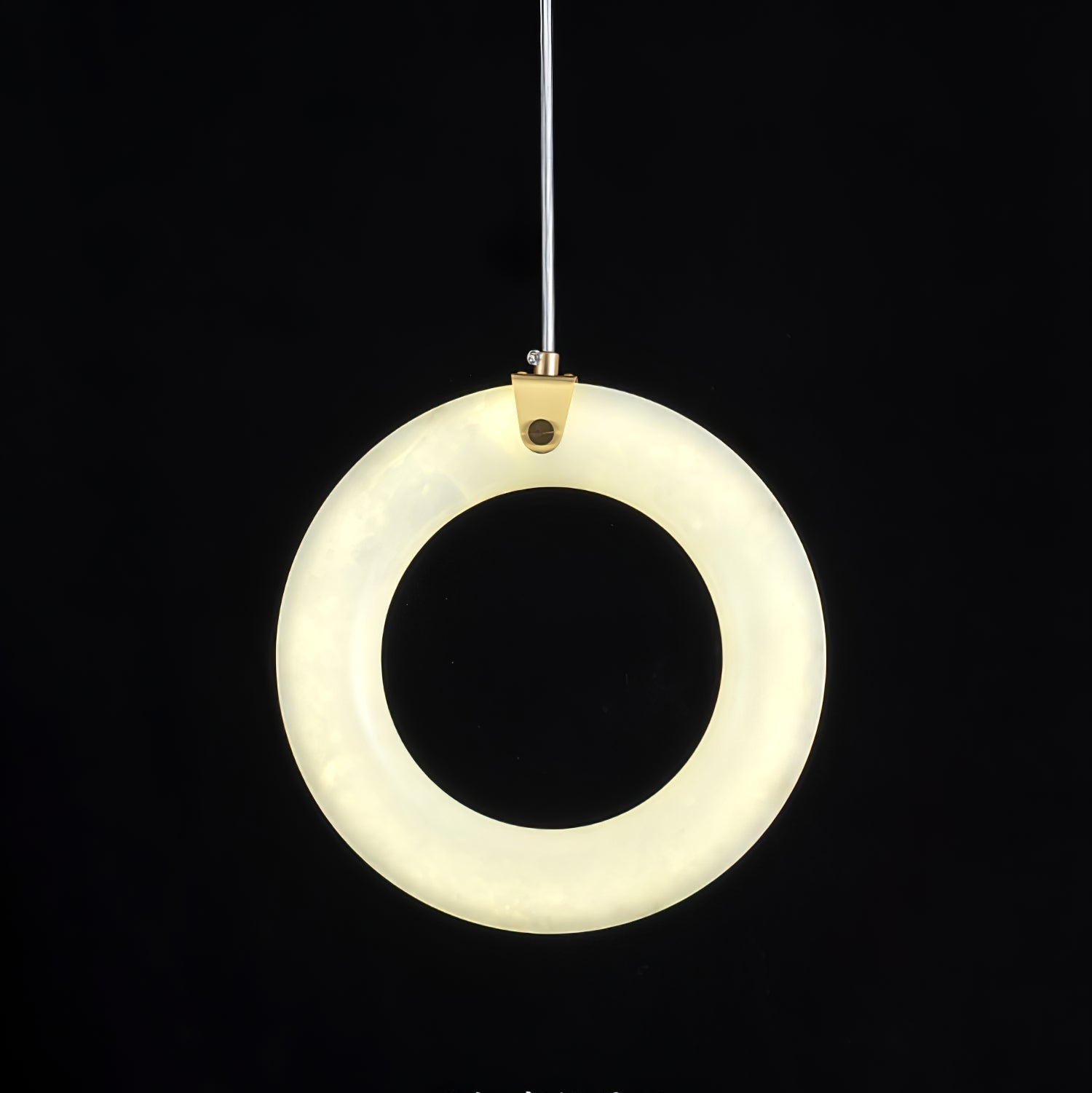Lenba Alabaster Ring Pendant Light