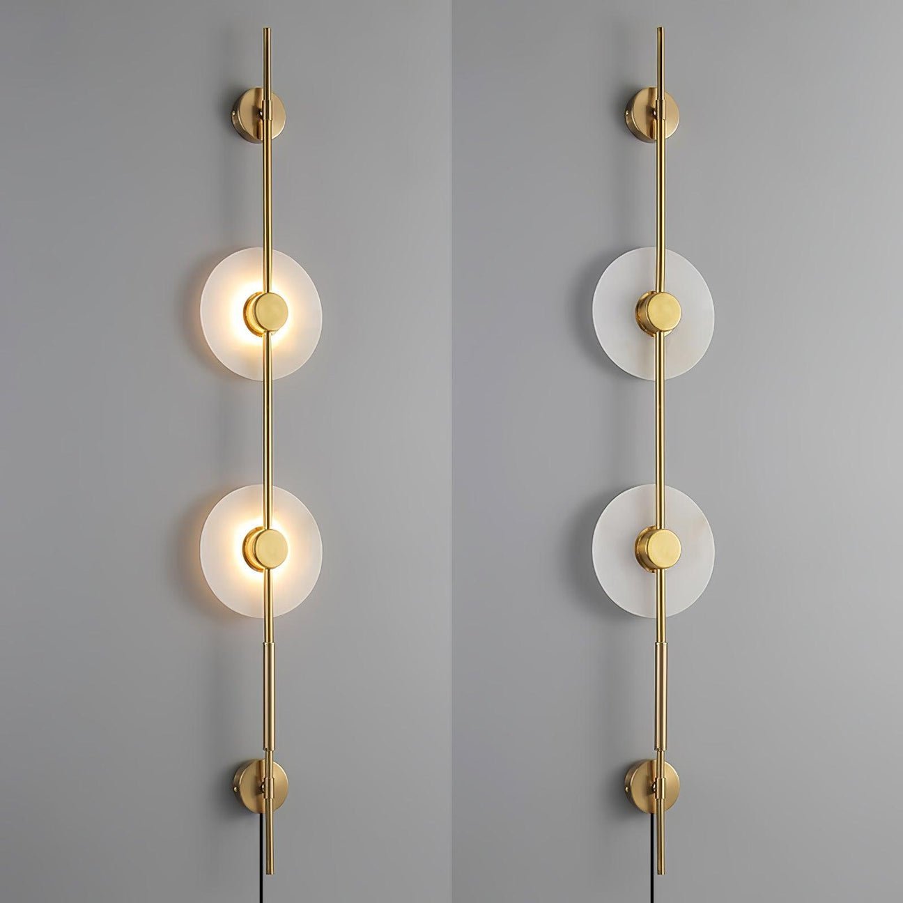 Duelsy Vertical Wall Light With Plug