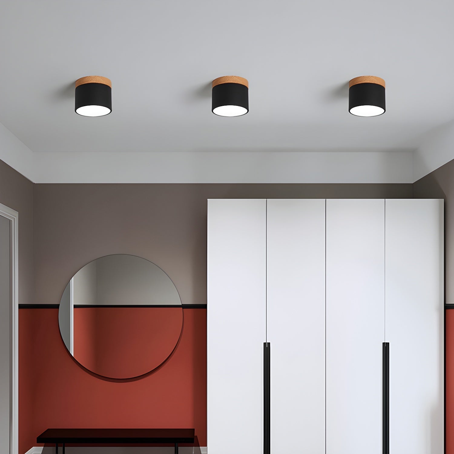 Amfi Cylinder Spotlight Ceiling Light