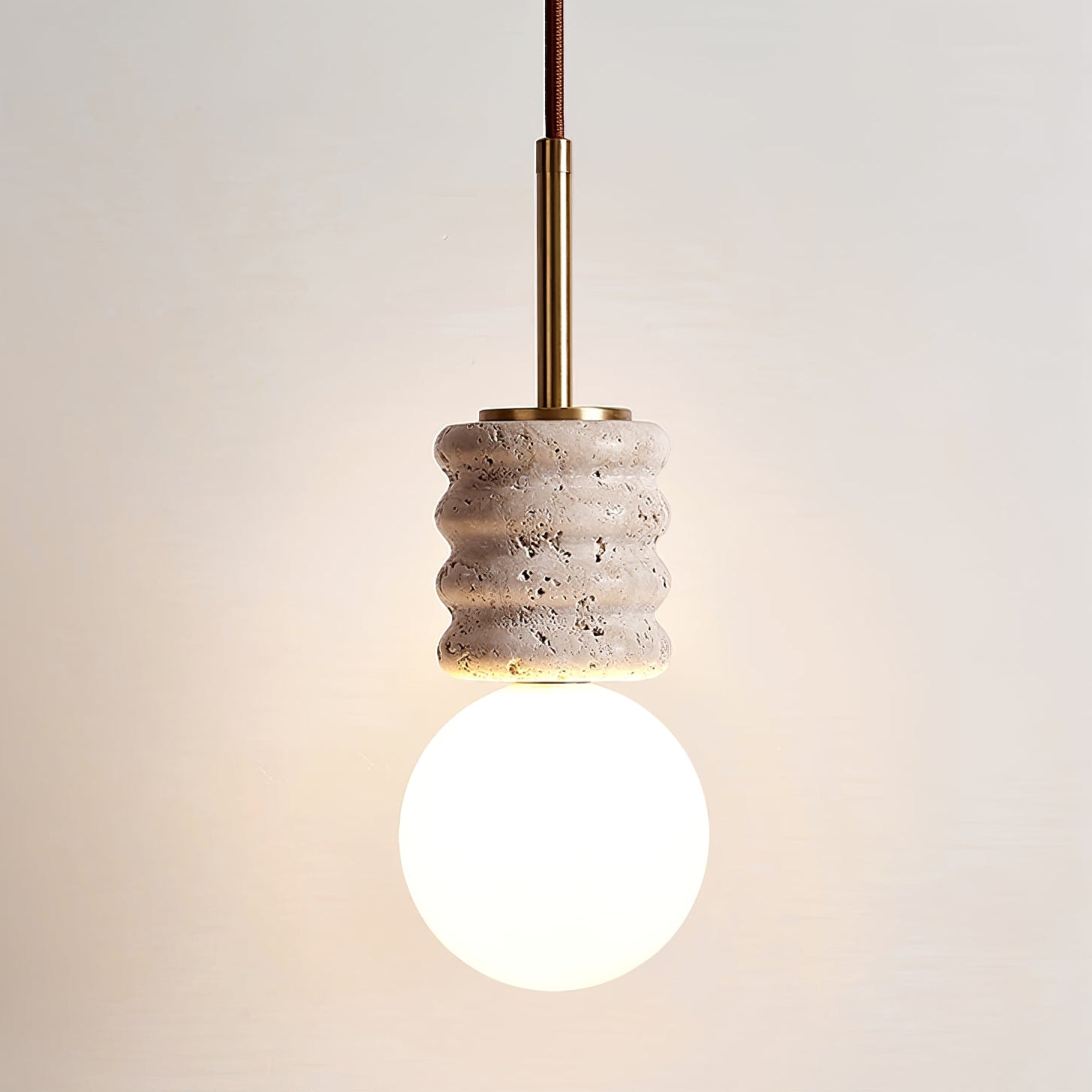 Maliva Natural Stone Pendant Light