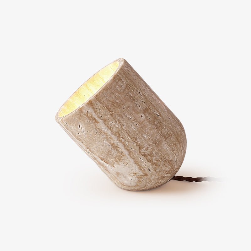 Synel Travertine Table Lamp