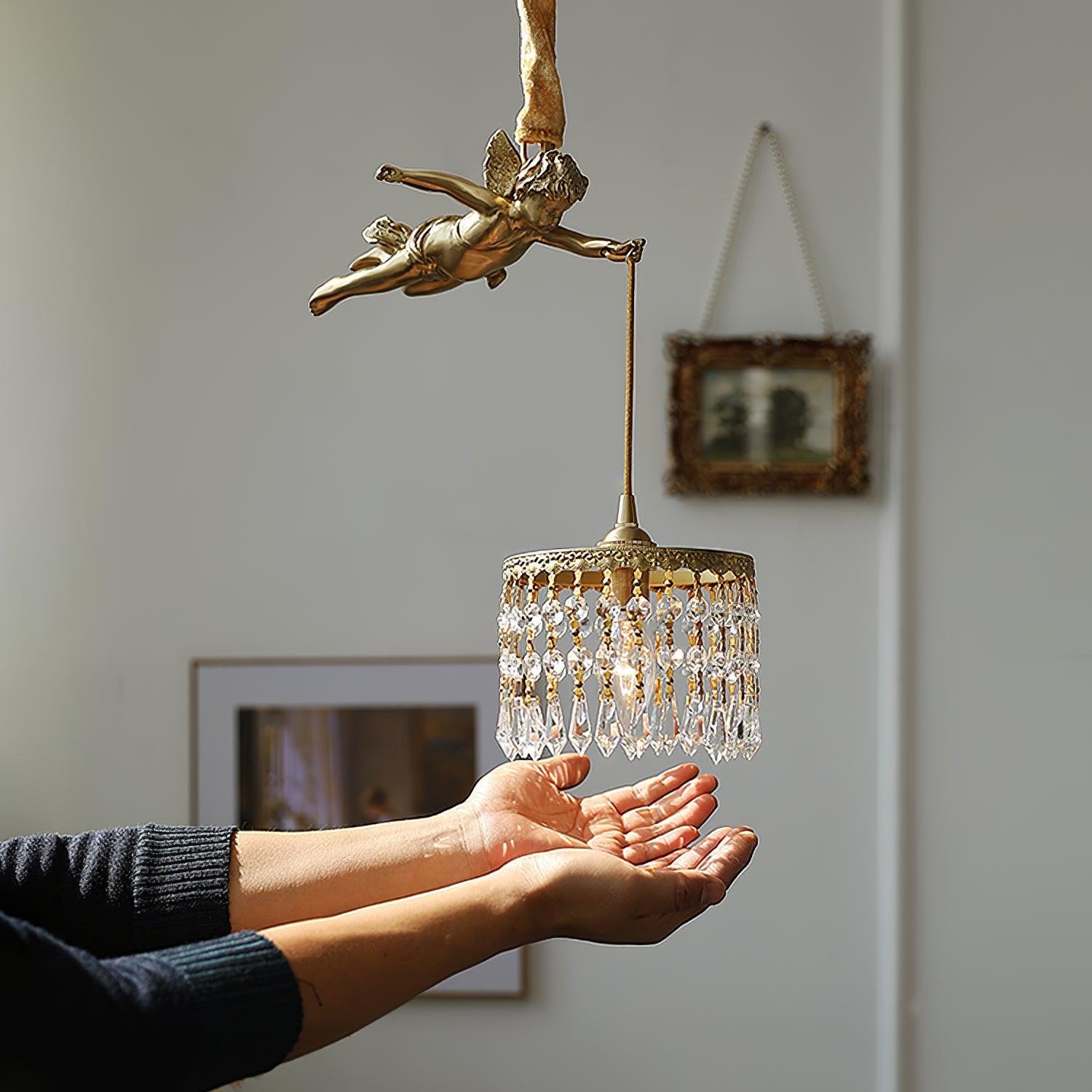 Floating Angel Pendant Light