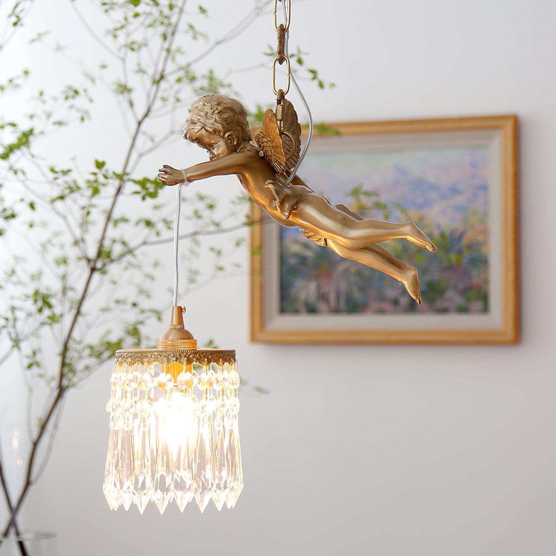 Floating Angel Pendant Light