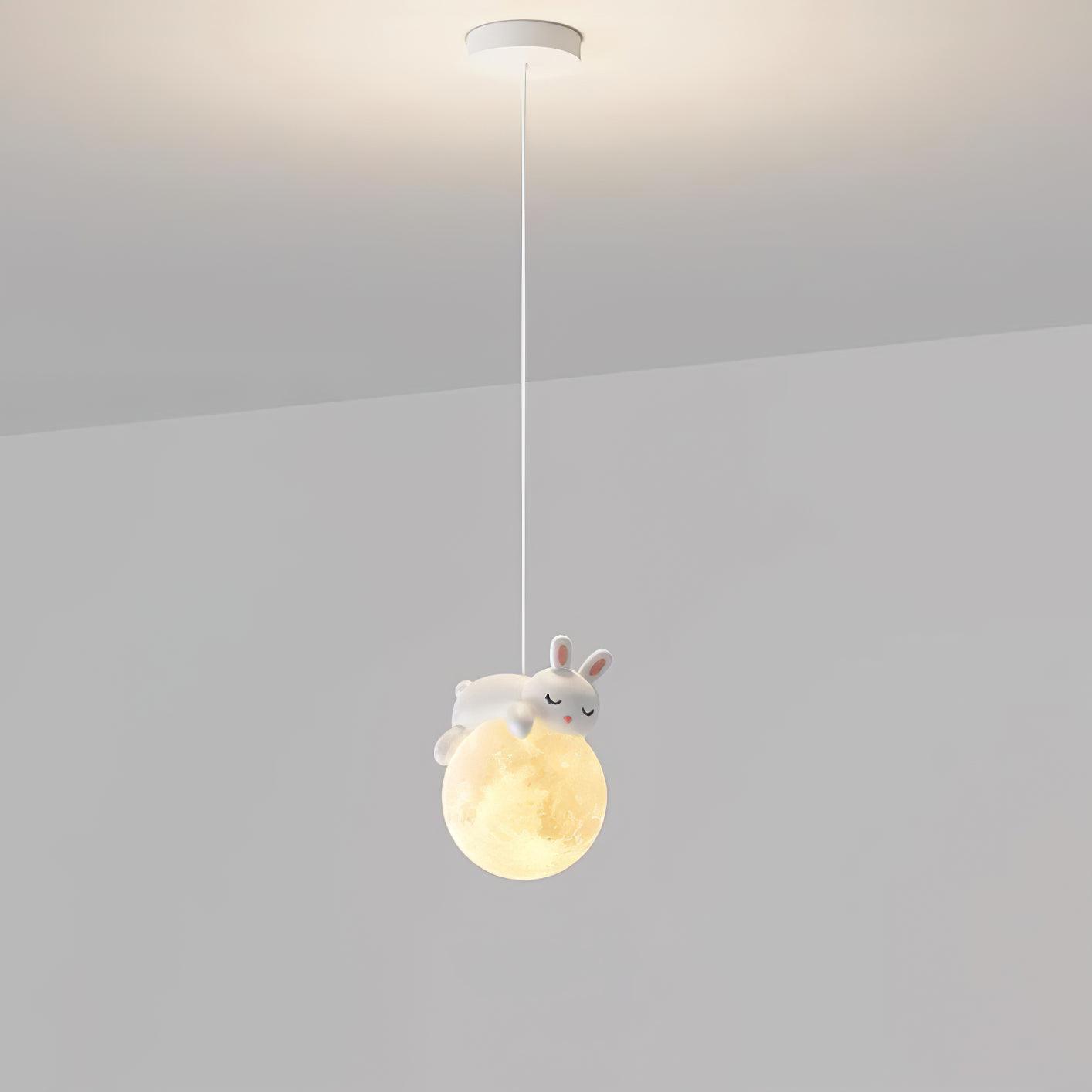 Reclining Panda Pendant Light