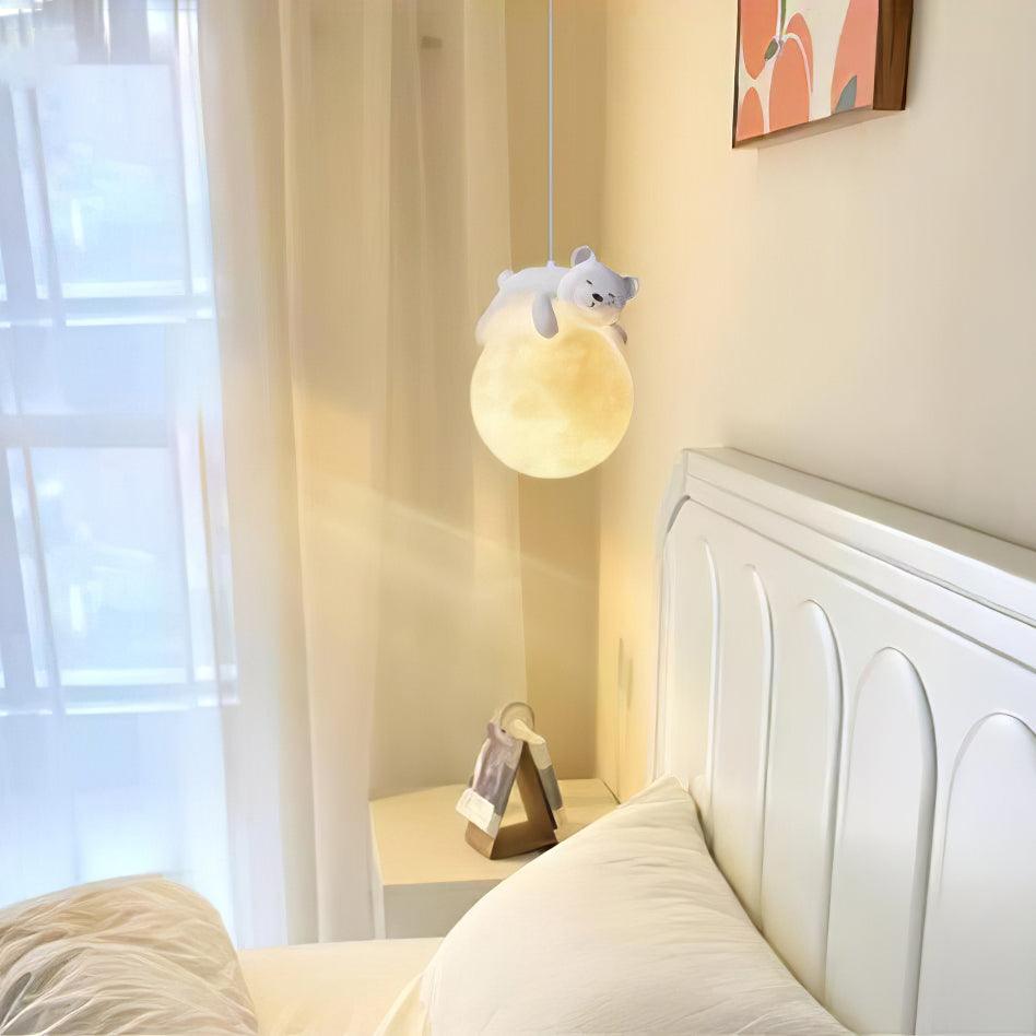 Reclining Panda Pendant Light