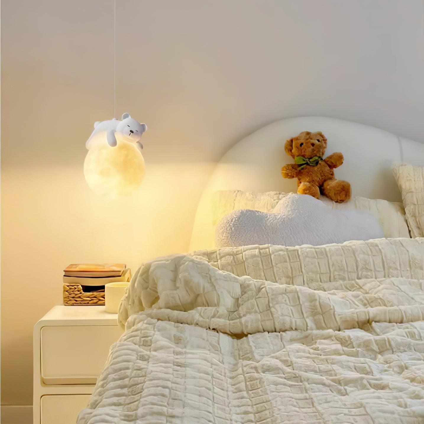 Reclining Panda Pendant Light