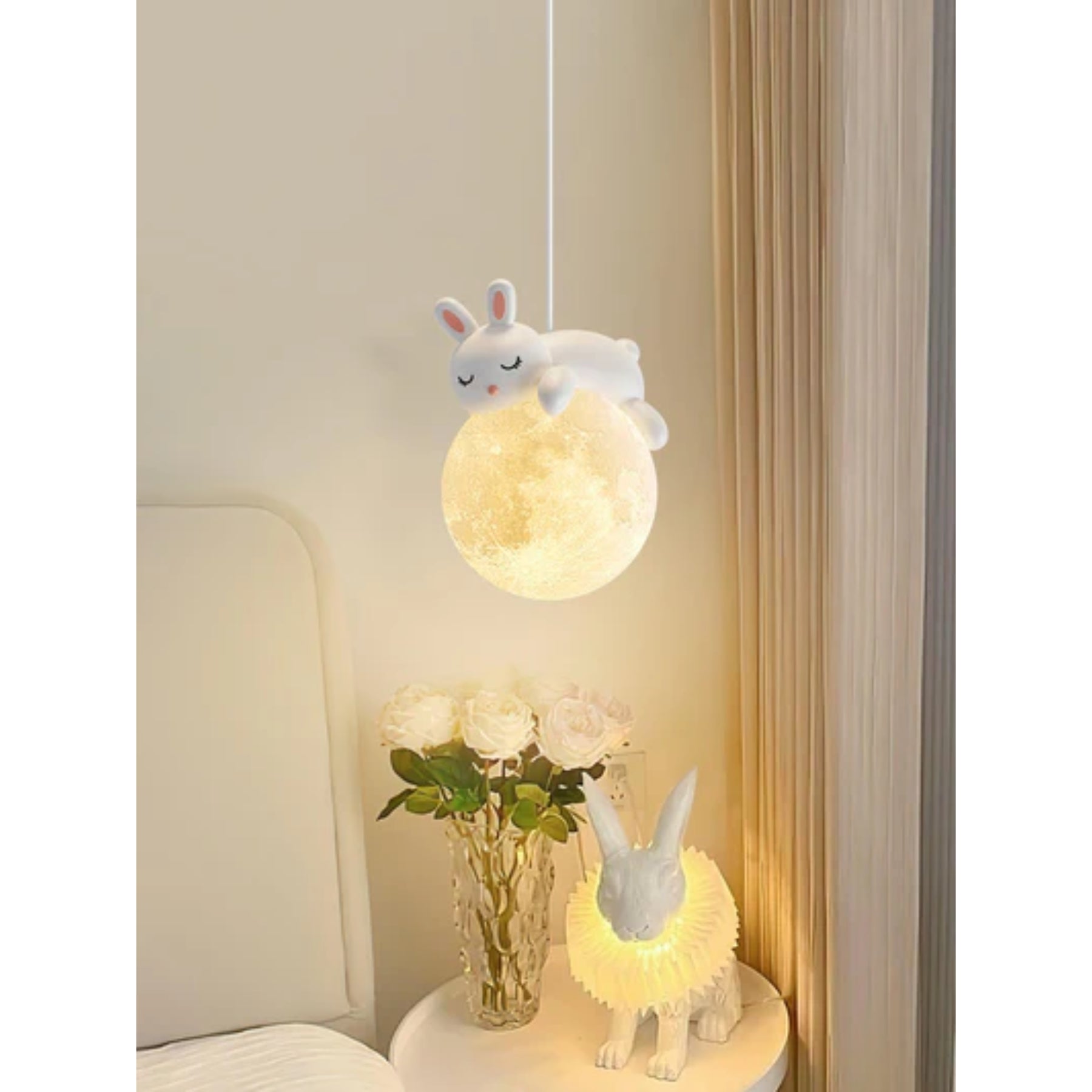 Reclining Panda Pendant Light