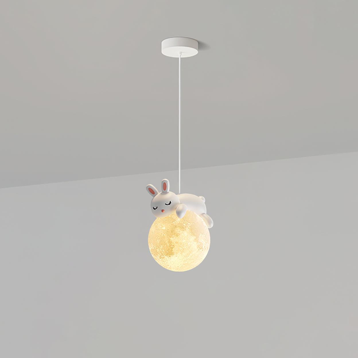 Reclining Panda Pendant Light